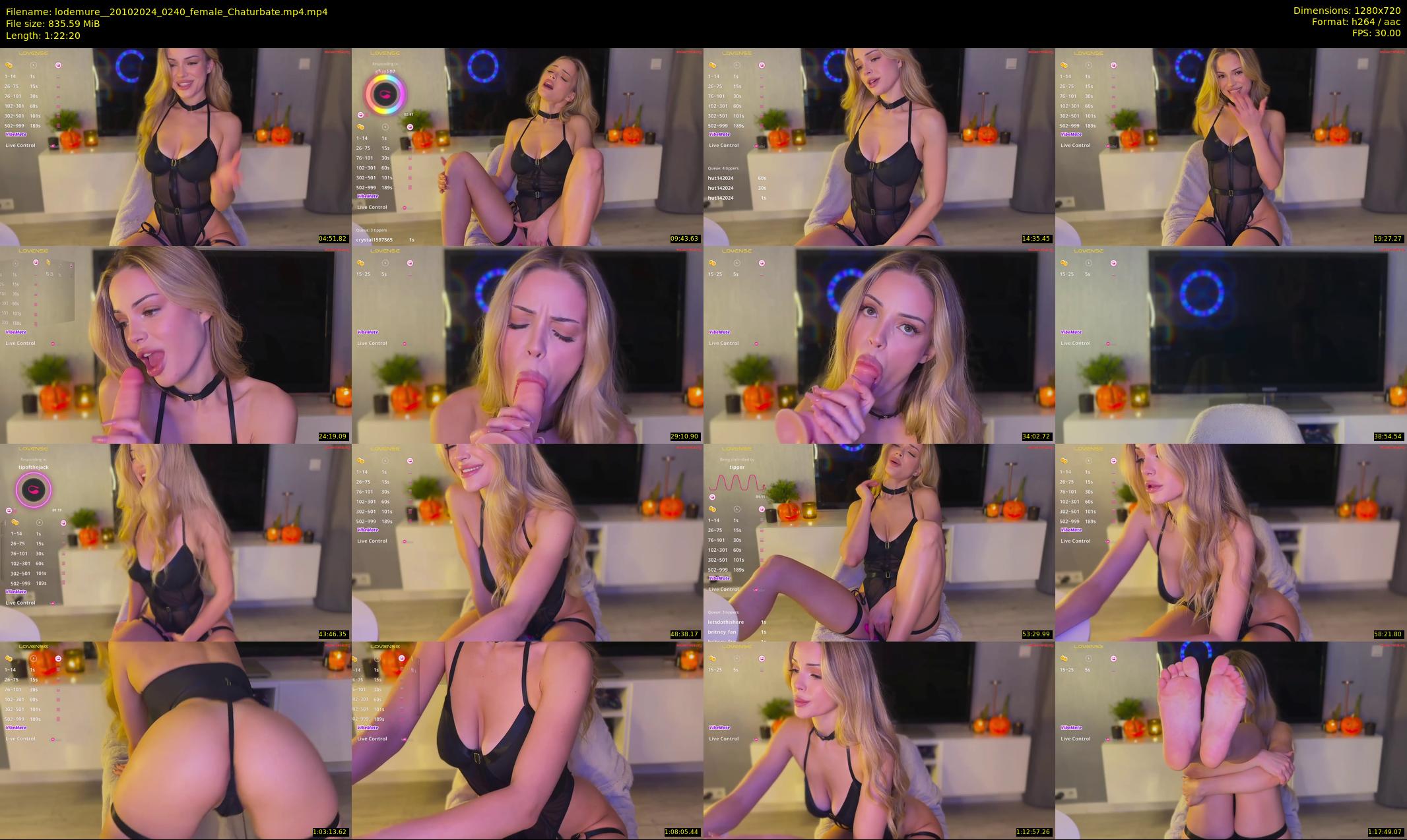 lodemure_ — 83 minute Chaturbate female cam show recording, 720p, Oct 20, 2024