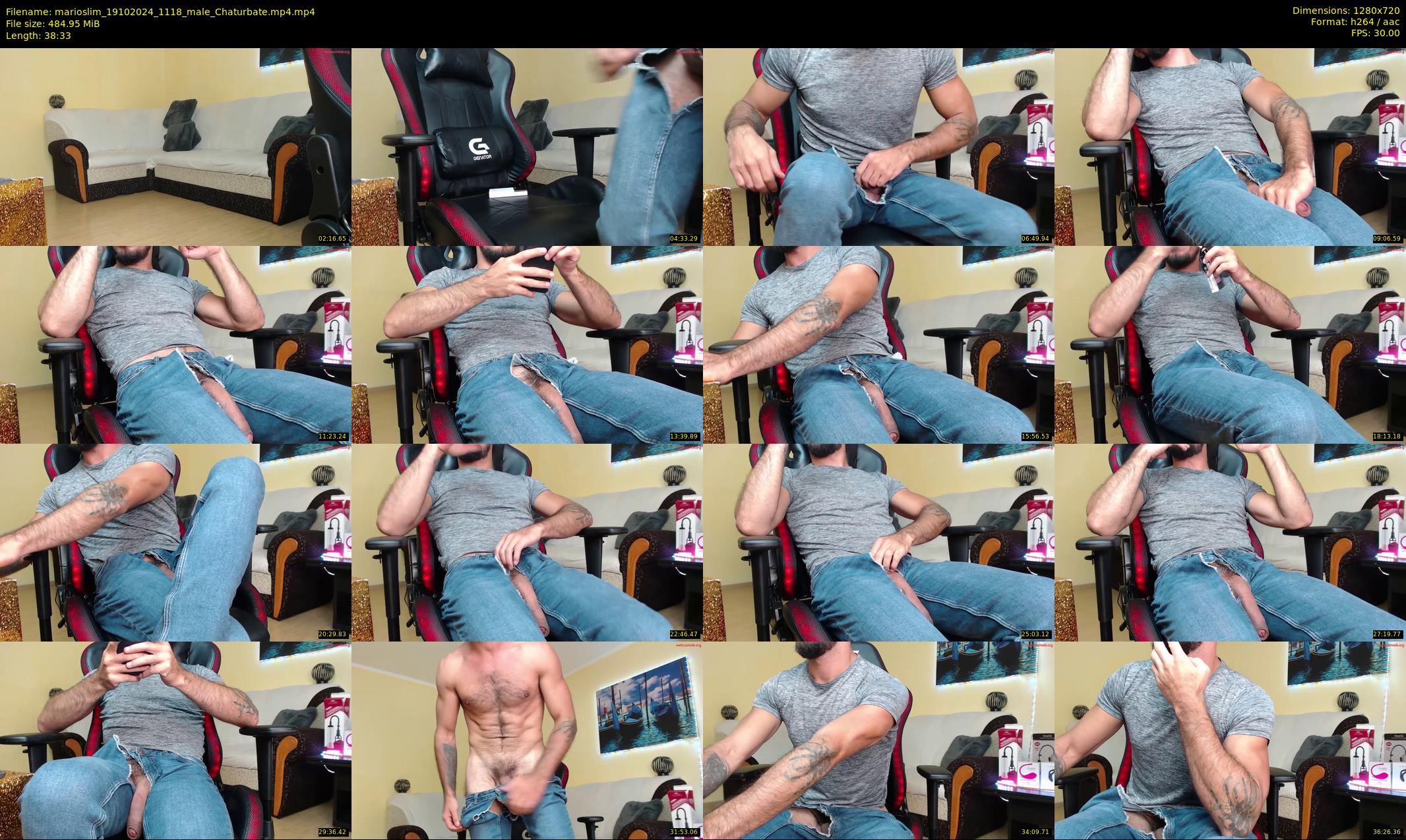 marioslim — 39 minute Chaturbate male cam show recording, 720p, Oct 19, 2024