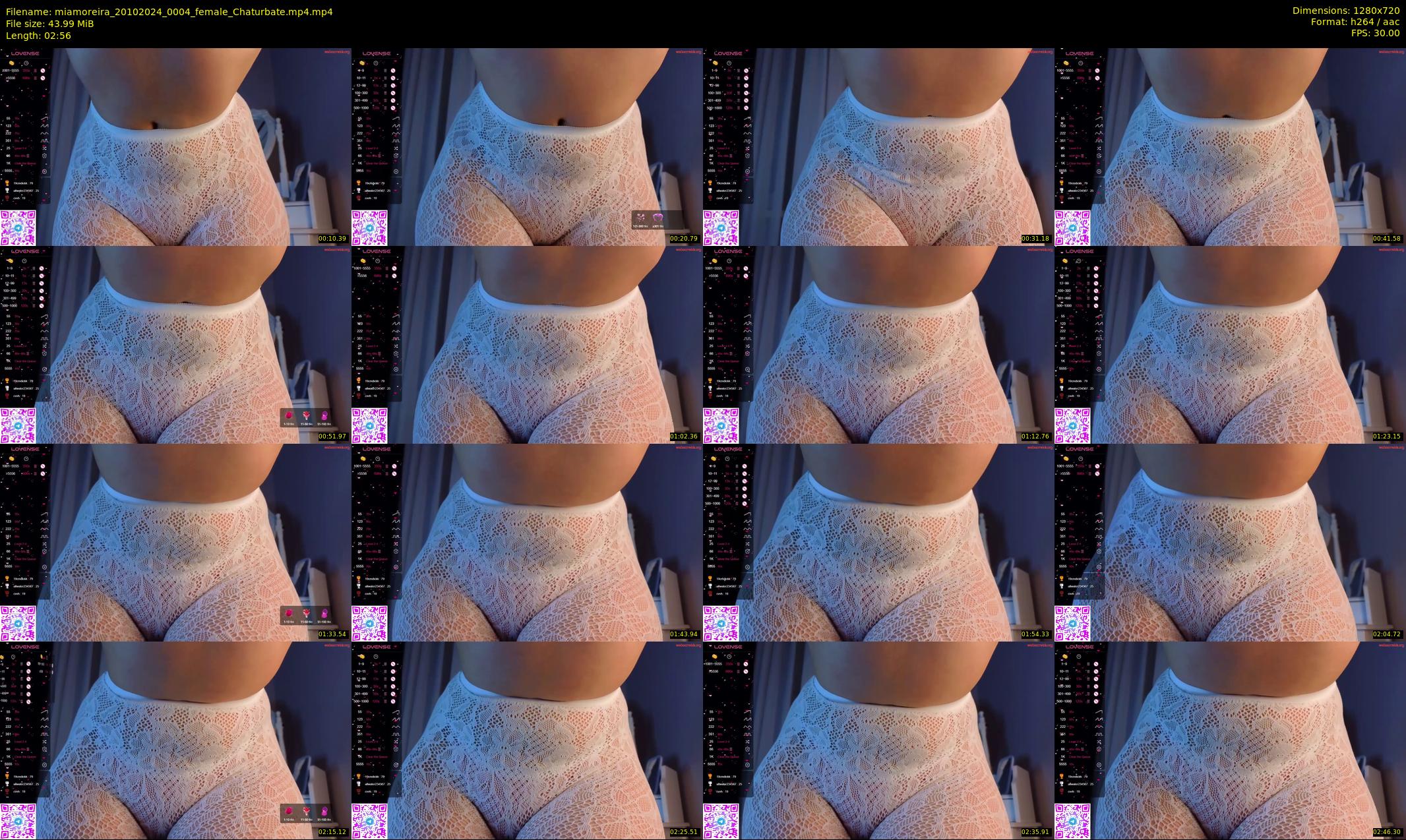 miamoreira — 3 minute Chaturbate female cam show recording, 720p, Oct 20, 2024