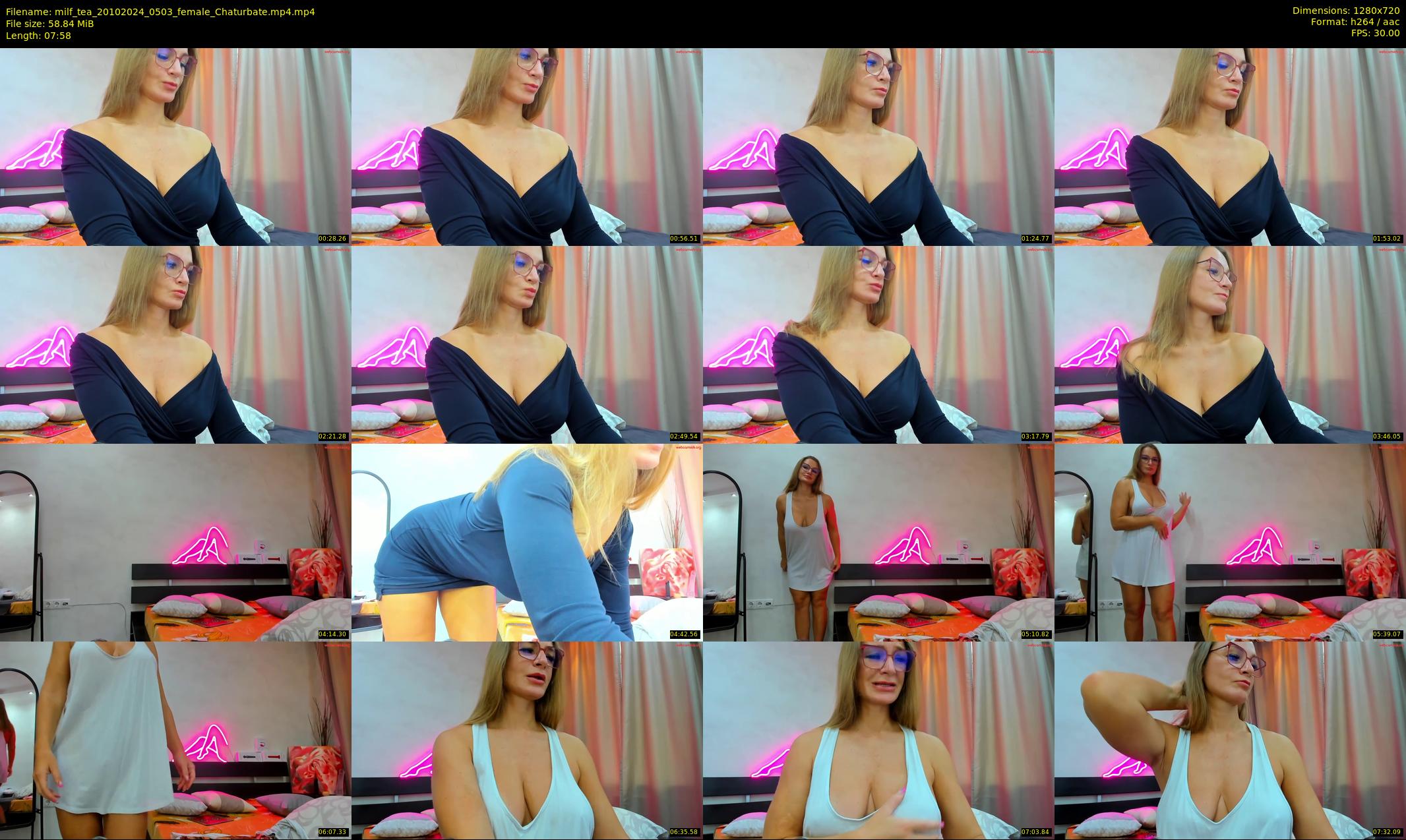 milf_tea — 8 minute Chaturbate female cam show recording, 720p, Oct 20, 2024