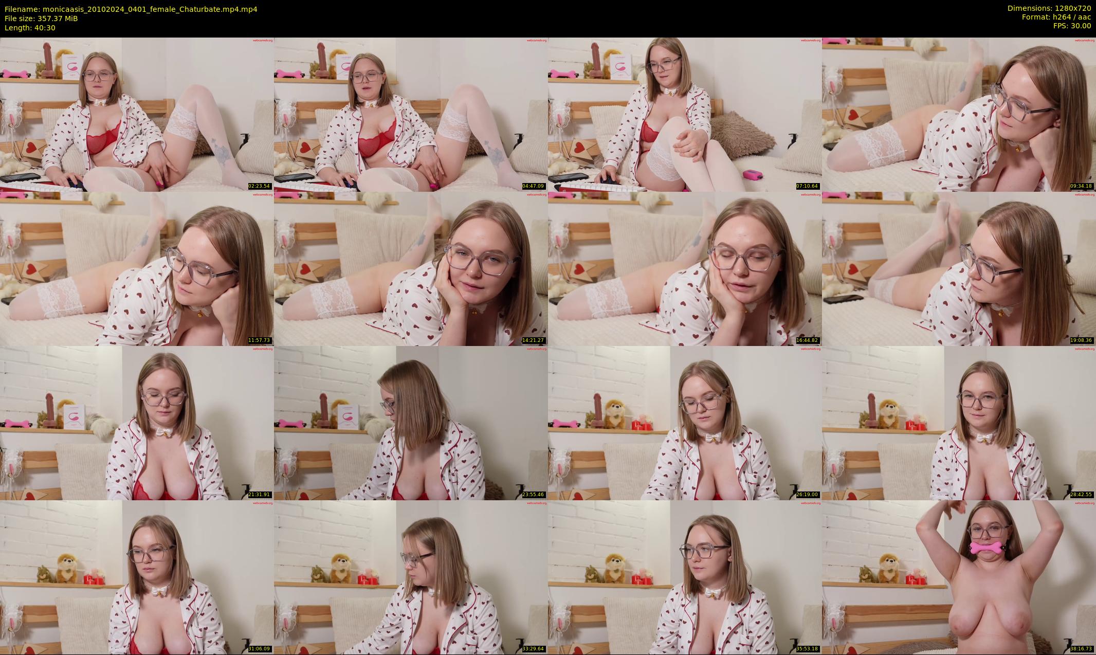 monicaasis — 41 minute Chaturbate female cam show recording, 720p, Oct 20, 2024