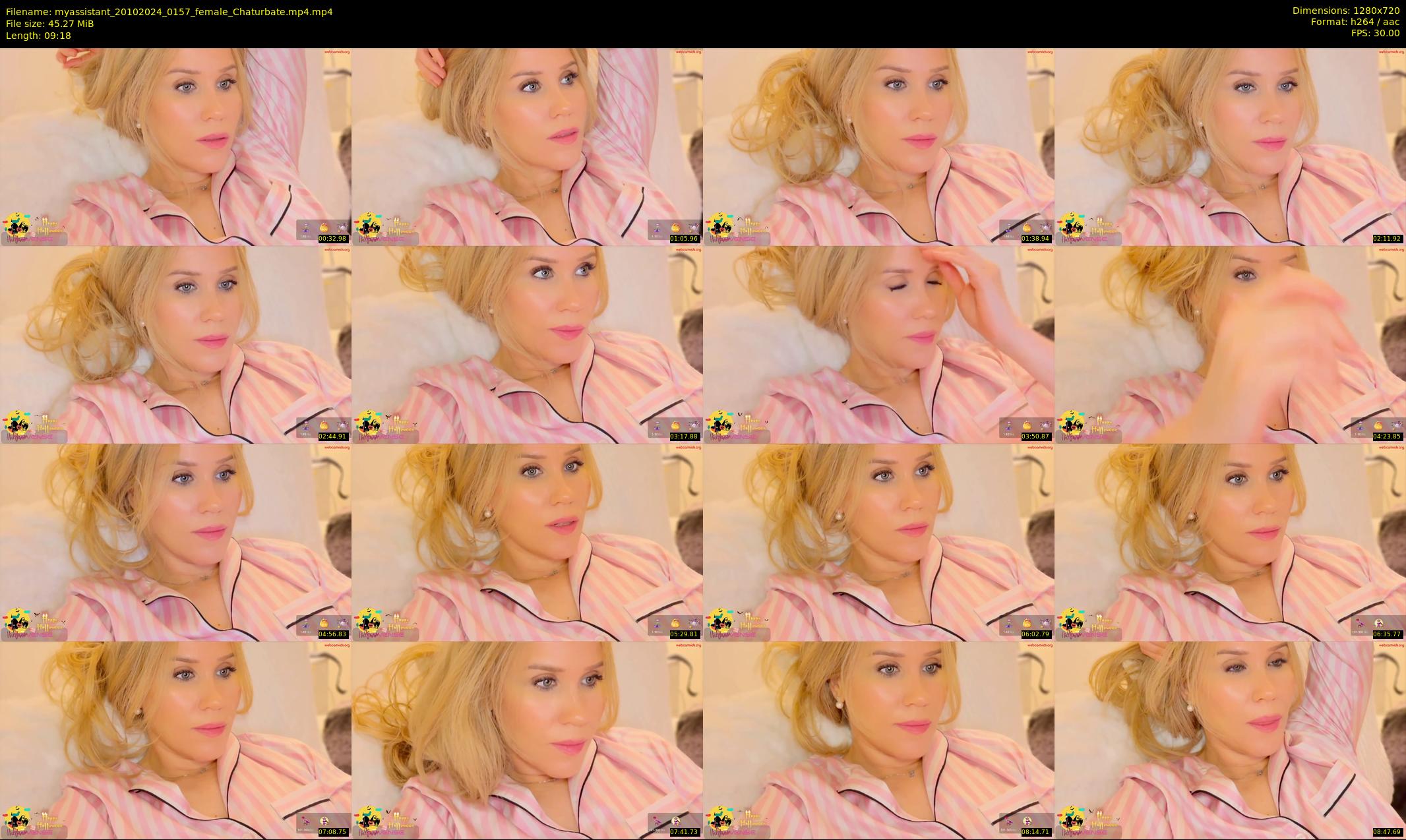 myassistant — 10 minute Chaturbate female cam show recording, 720p, Oct 20, 2024