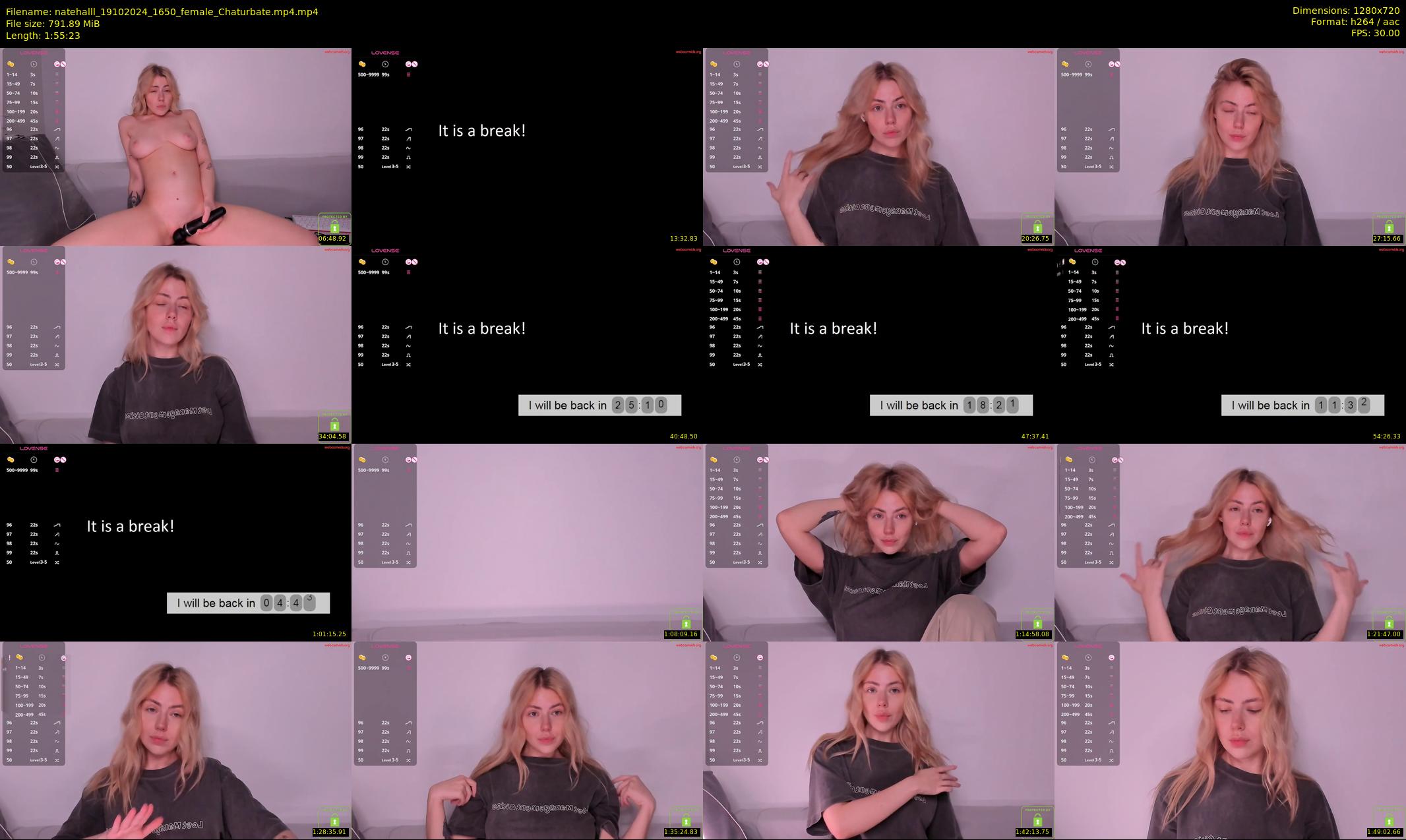 natehalll — 116 minute Chaturbate female cam show recording, 720p, Oct 19, 2024