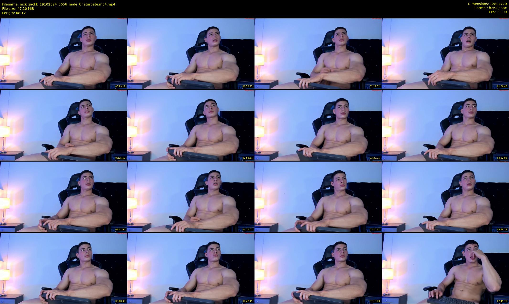 nick_zackk — 9 minute Chaturbate male cam show recording, 720p, Oct 19, 2024