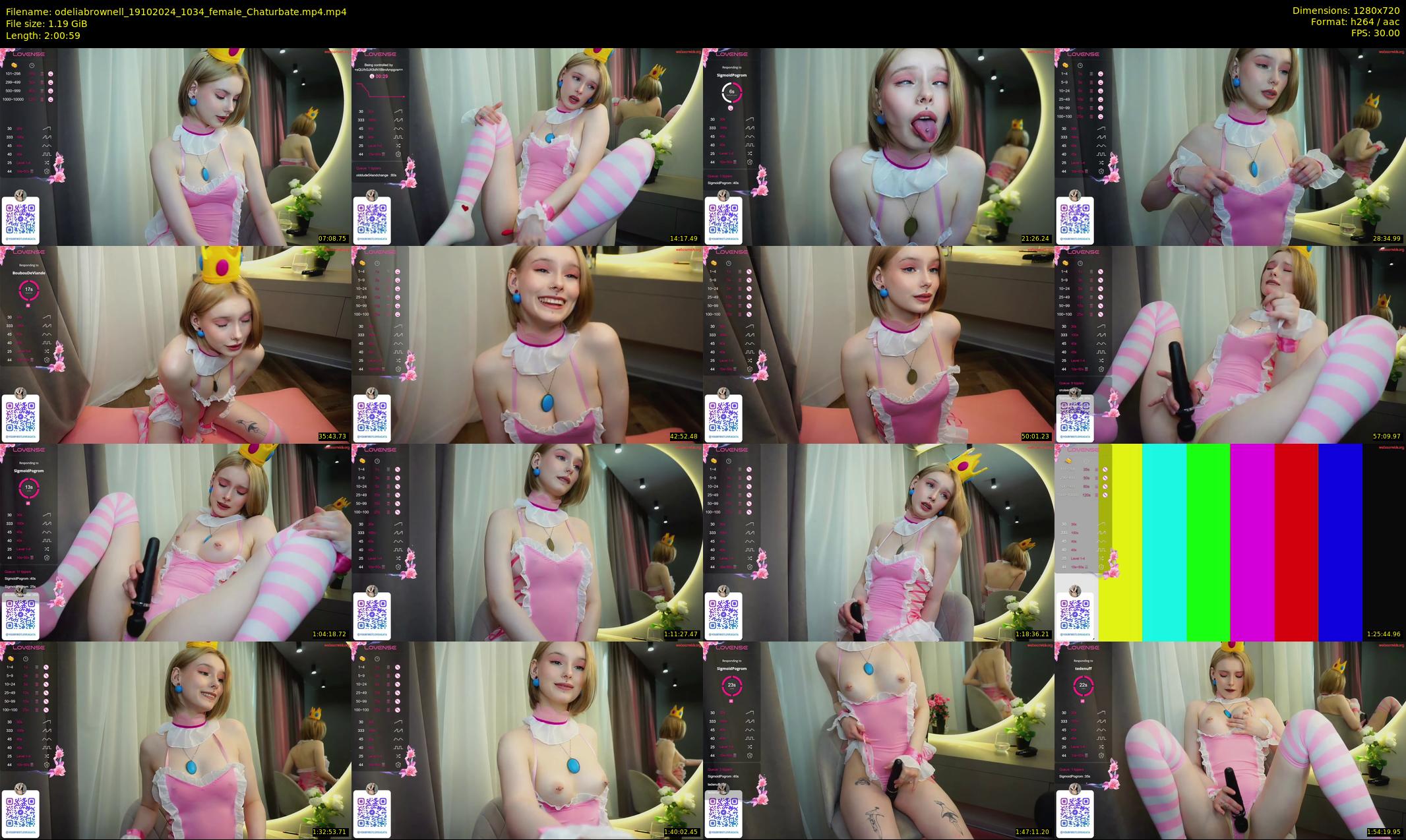 odeliabrownell — 121 minute Chaturbate female cam show recording, 720p, Oct 19, 2024