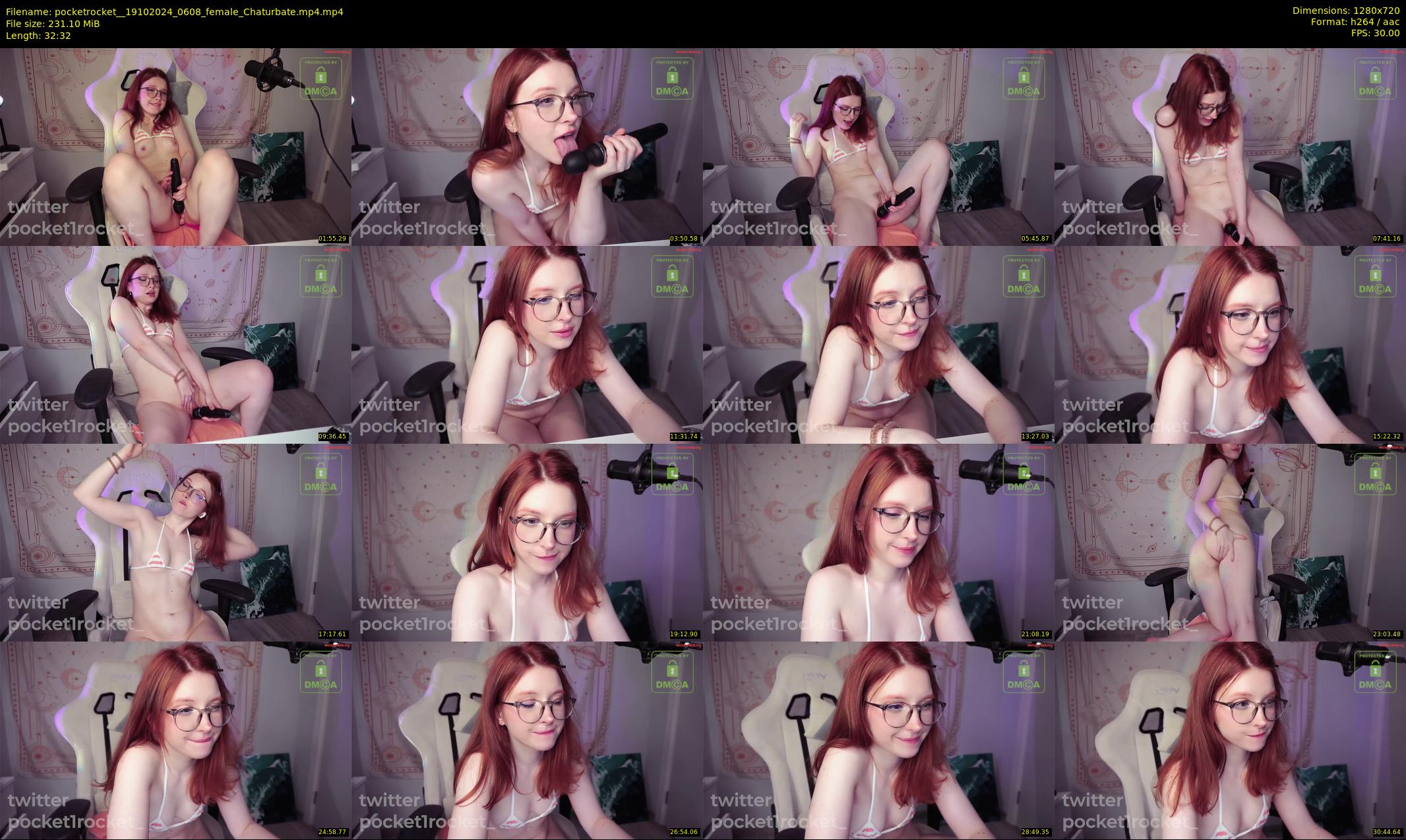 pocketrocket_ — 33 minute Chaturbate female cam show recording, 720p, Oct 19, 2024