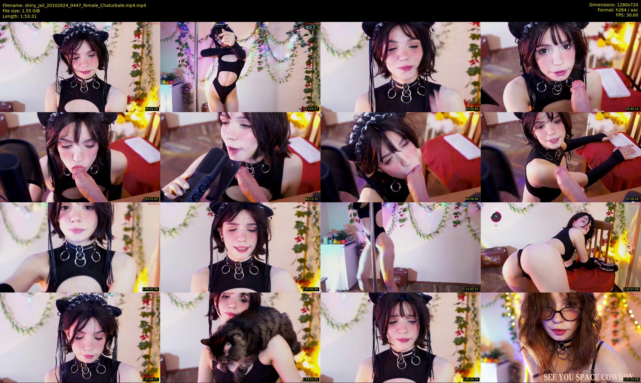shiny_jail — 114 minute Chaturbate female cam show recording, 720p, Oct 20, 2024