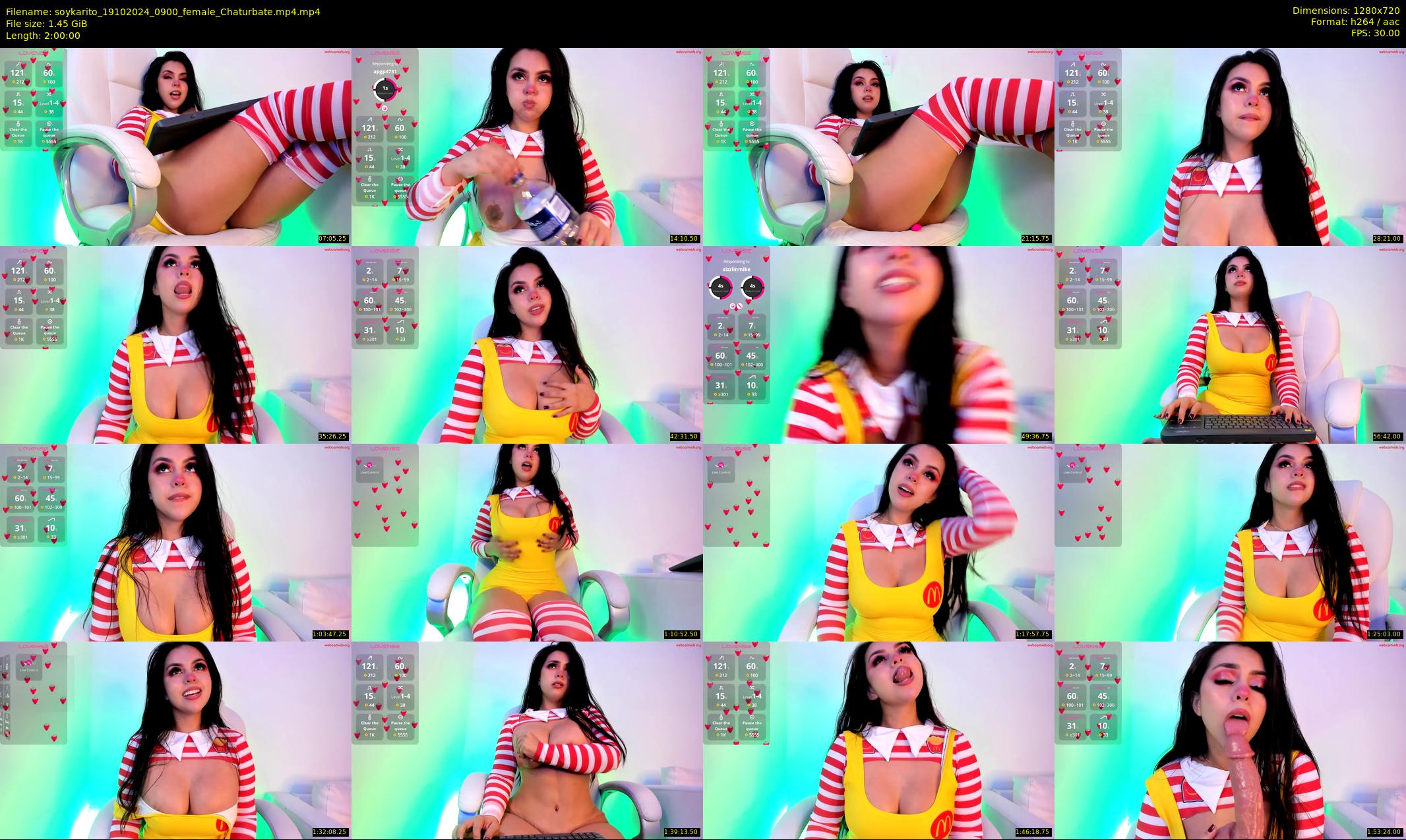 soykarito — 120 minute Chaturbate female cam show recording, 720p, Oct 19, 2024