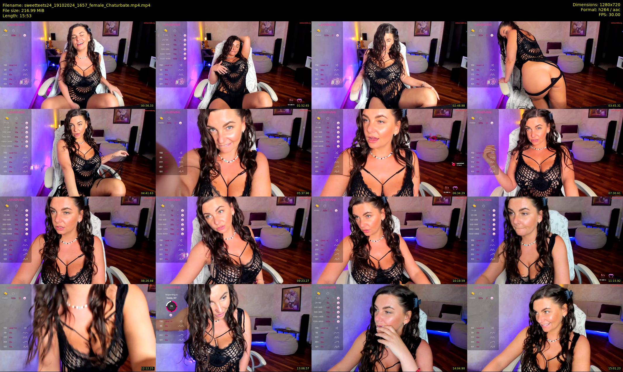 sweetteets24 — 16 minute Chaturbate female cam show recording, 720p, Oct 19, 2024