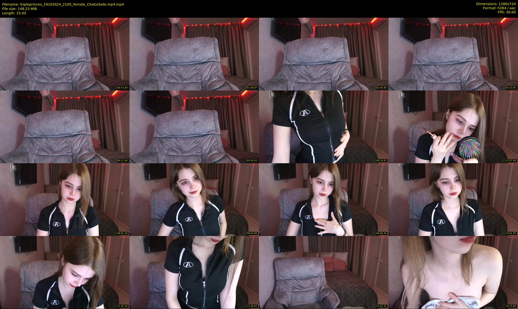 tripleprinces — 16 minute Chaturbate female cam show recording, 720p, Oct 19, 2024