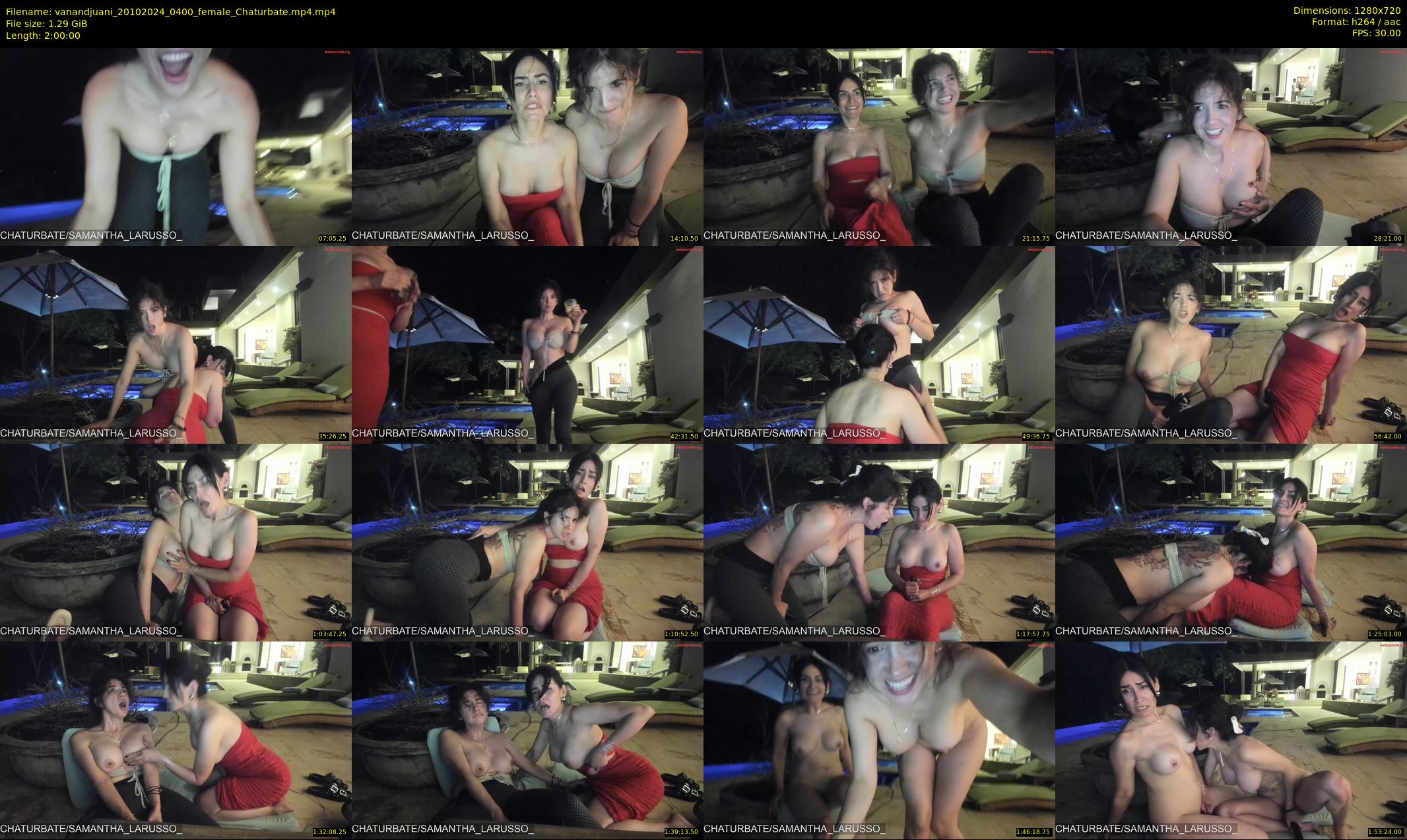 vanandjuani — 120 minute Chaturbate female cam show recording, 720p, Oct 20, 2024