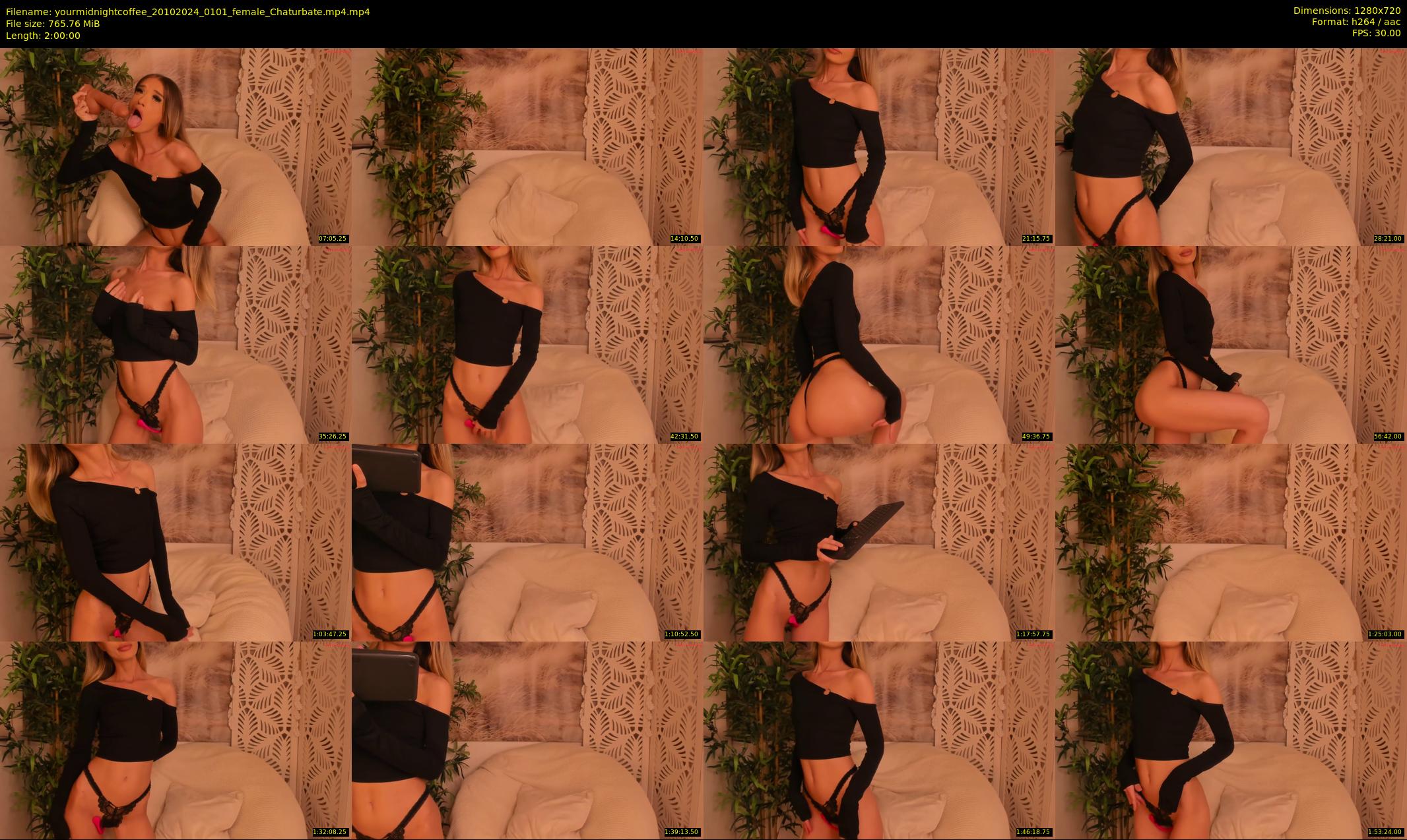 yourmidnightcoffee — 120 minute Chaturbate female cam show recording, 720p, Oct 20, 2024