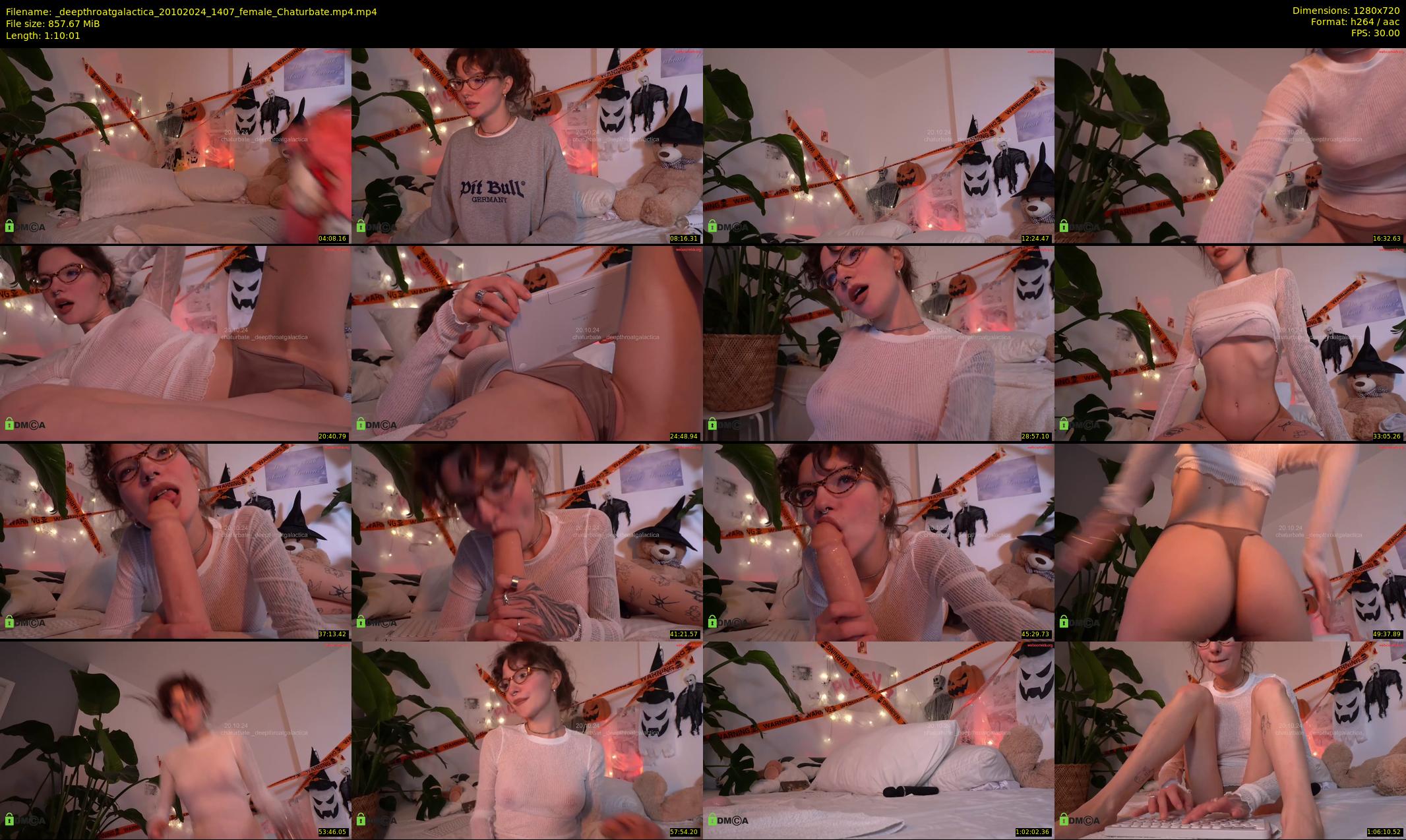 _deepthroatgalactica — 71 minute Chaturbate couple cam show recording, 720p, Oct 20, 2024