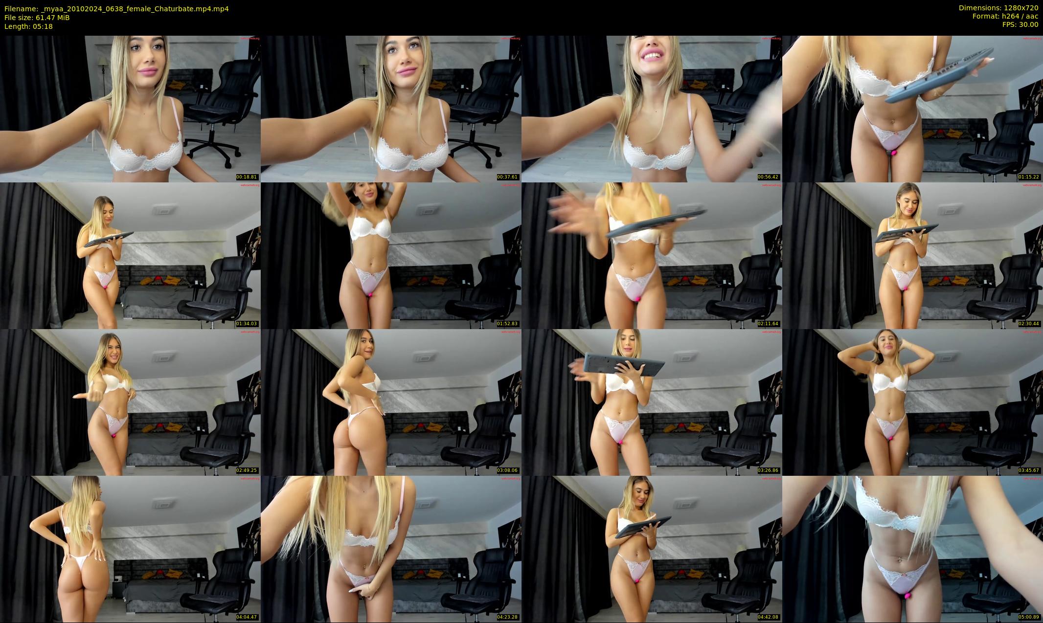 _myaa — 6 minute Chaturbate female cam show recording, 720p, Oct 20, 2024