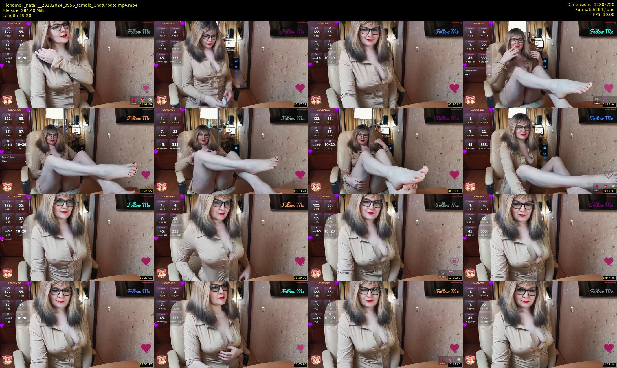 _natali_ — 20 minute Chaturbate female cam show recording, 720p, Oct 20, 2024