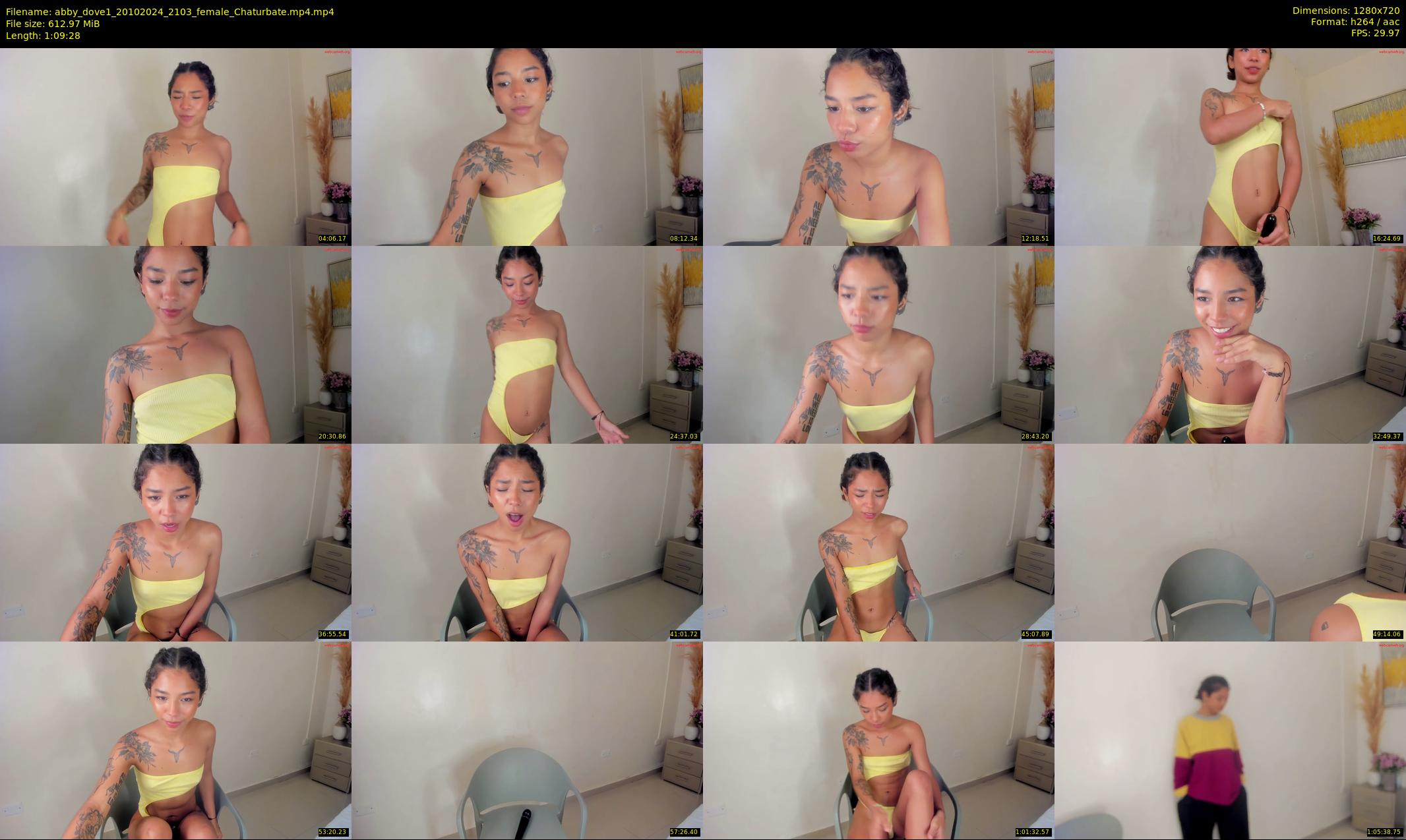 abby_dove1 — 70 minute Chaturbate female cam show recording, 720p, Oct 20, 2024