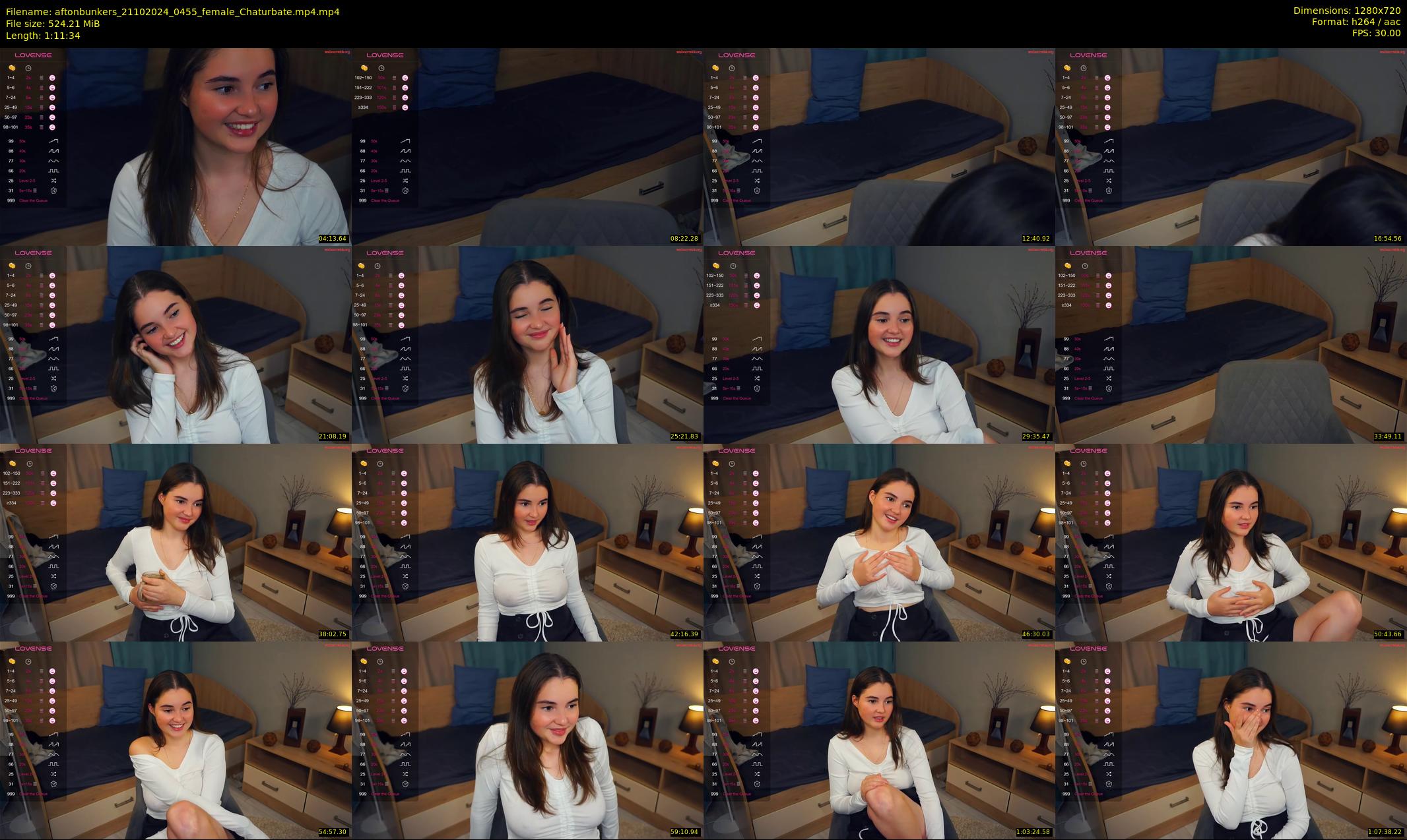 aftonbunkers — 72 minute Chaturbate female cam show recording, 720p, Oct 21, 2024
