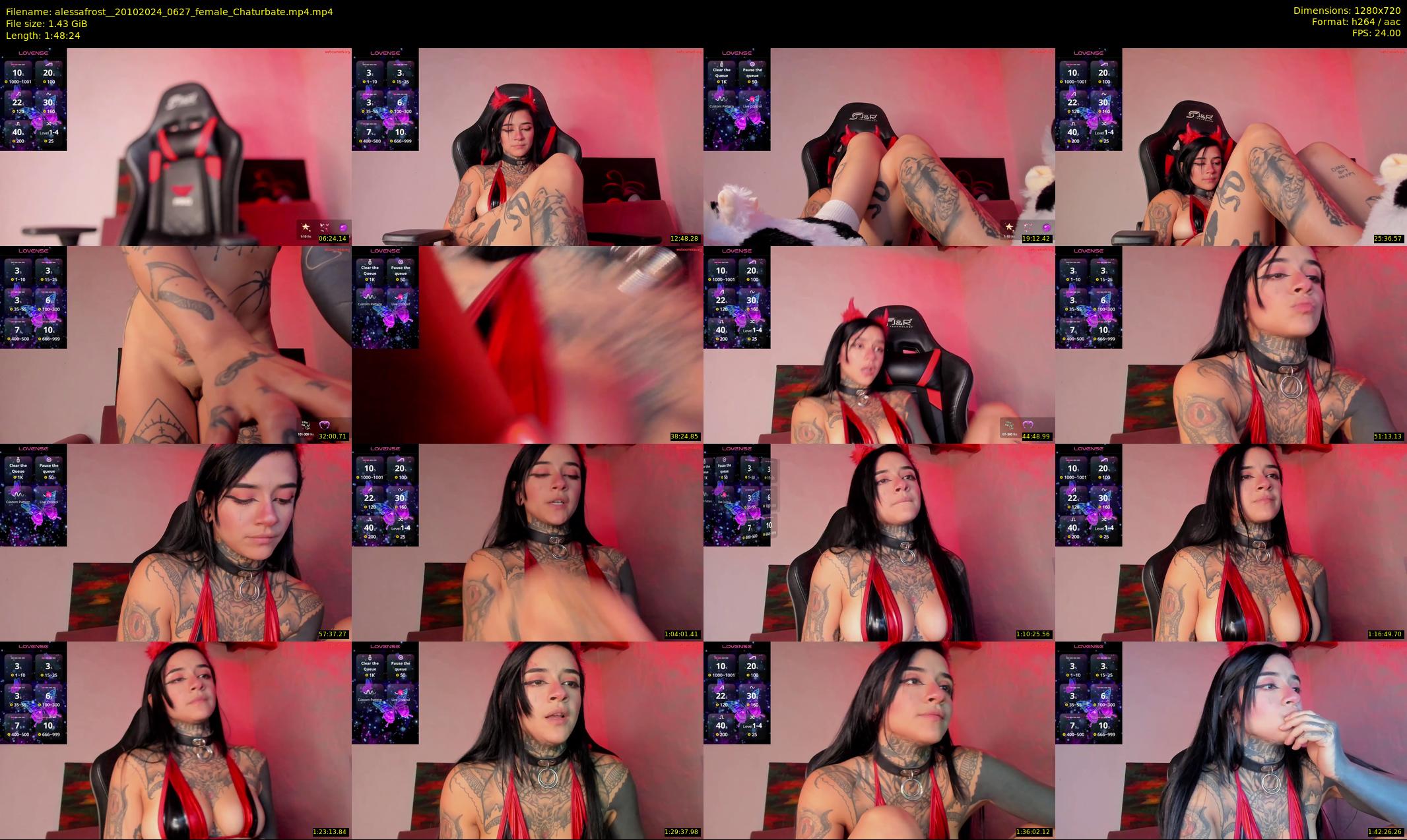 alessafrost_ — 109 minute Chaturbate female cam show recording, 720p, Oct 20, 2024