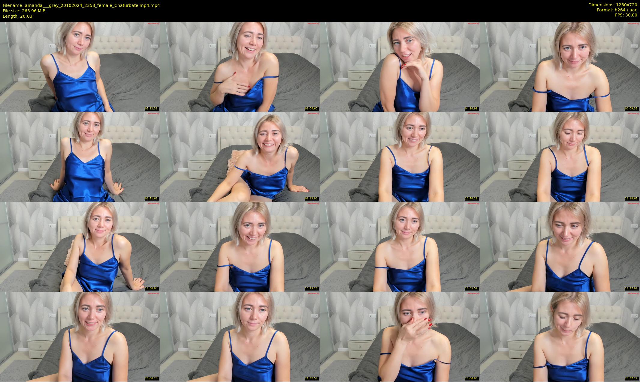 amanda___grey — 27 minute Chaturbate female cam show recording, 720p, Oct 20, 2024