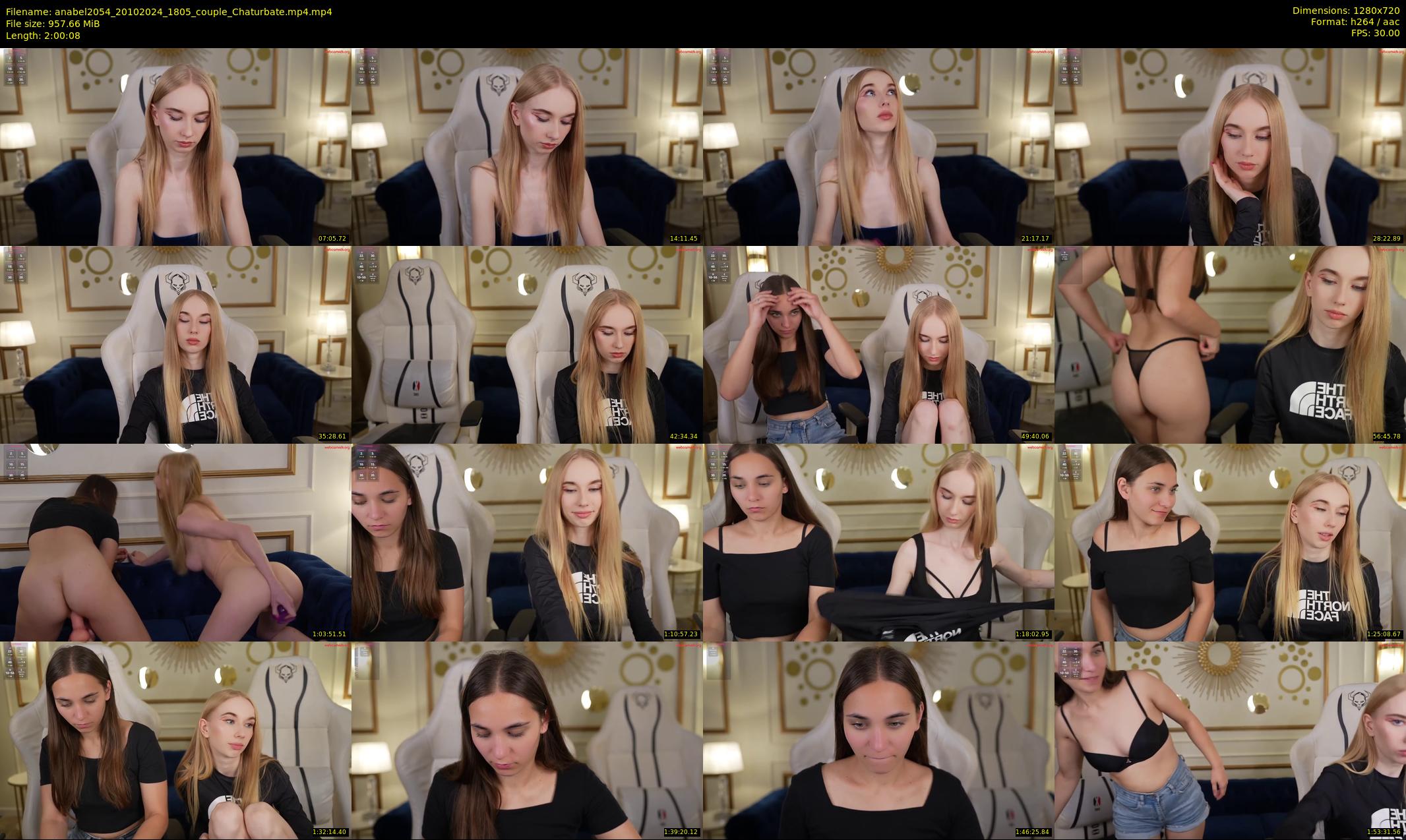 anabel2054 — 121 minute Chaturbate female cam show recording, 720p, Oct 20, 2024