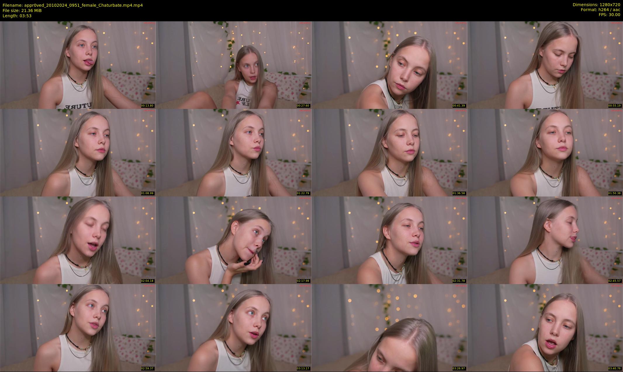 appr0ved — 4 minute Chaturbate female cam show recording, 720p, Oct 20, 2024