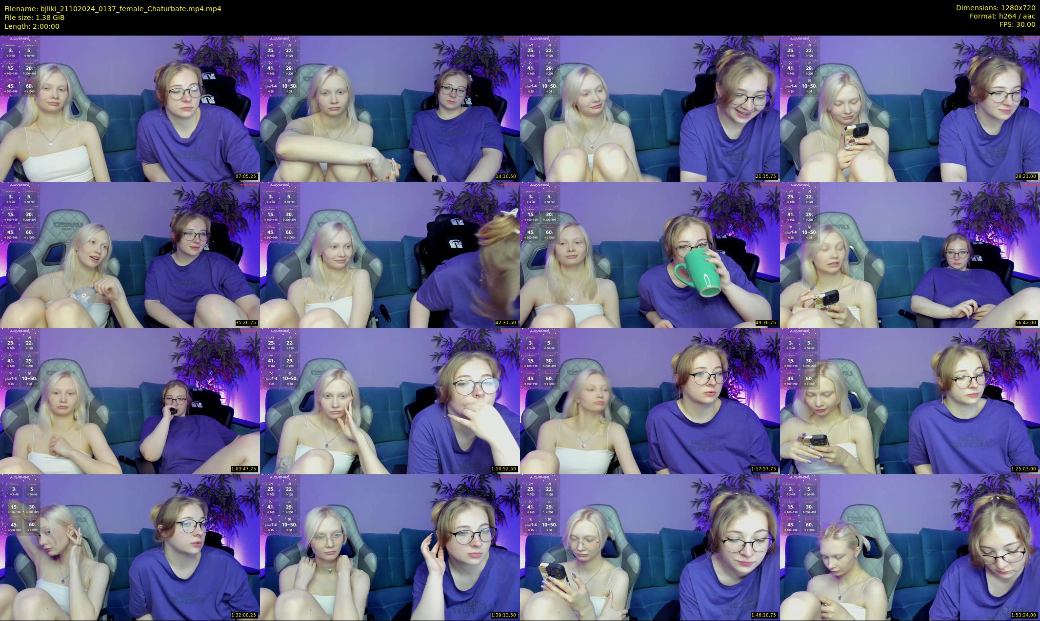 bjliki — 120 minute Chaturbate couple cam show recording, 720p, Oct 21, 2024