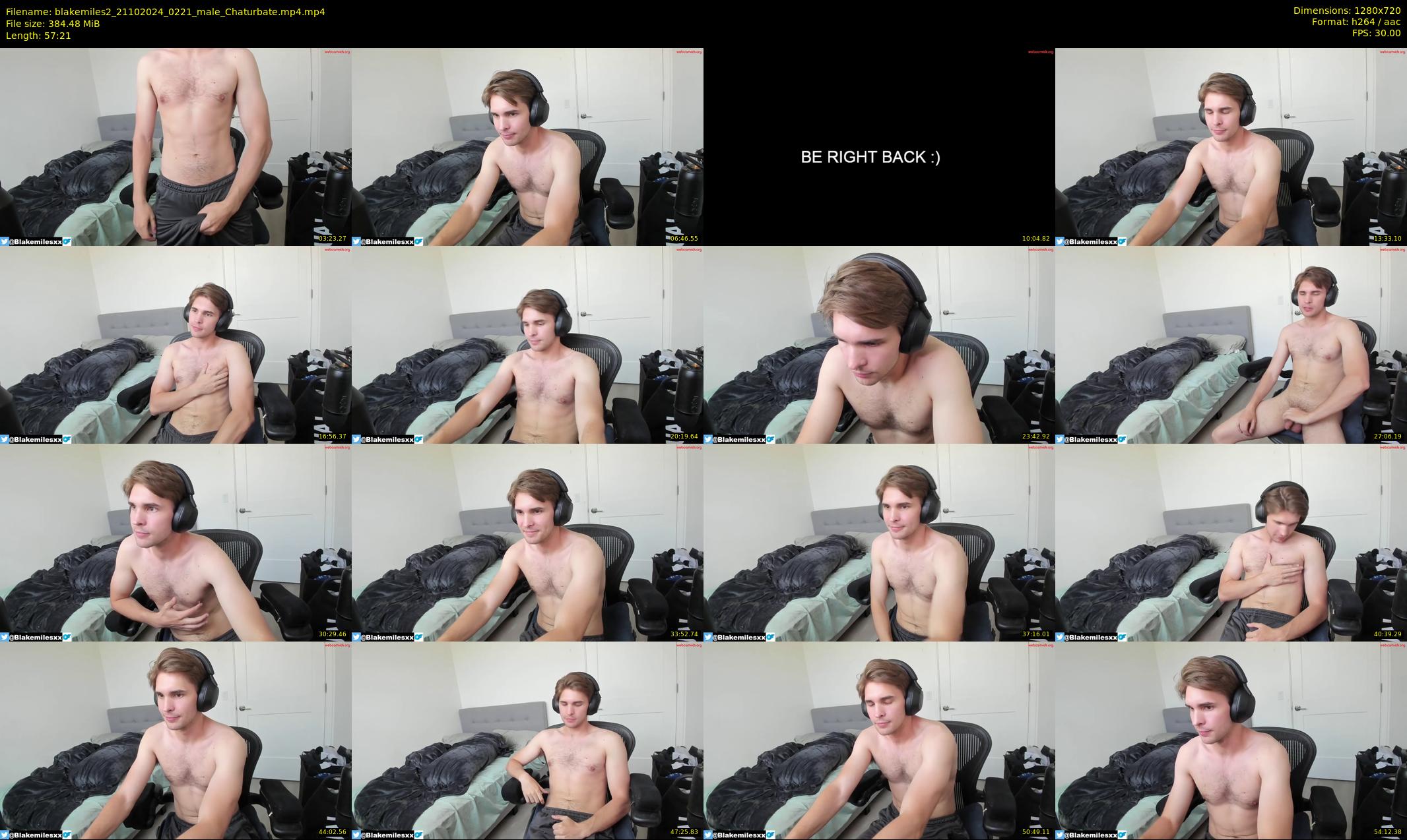 blakemiles2 — 58 minute Chaturbate male cam show recording, 720p, Oct 21, 2024