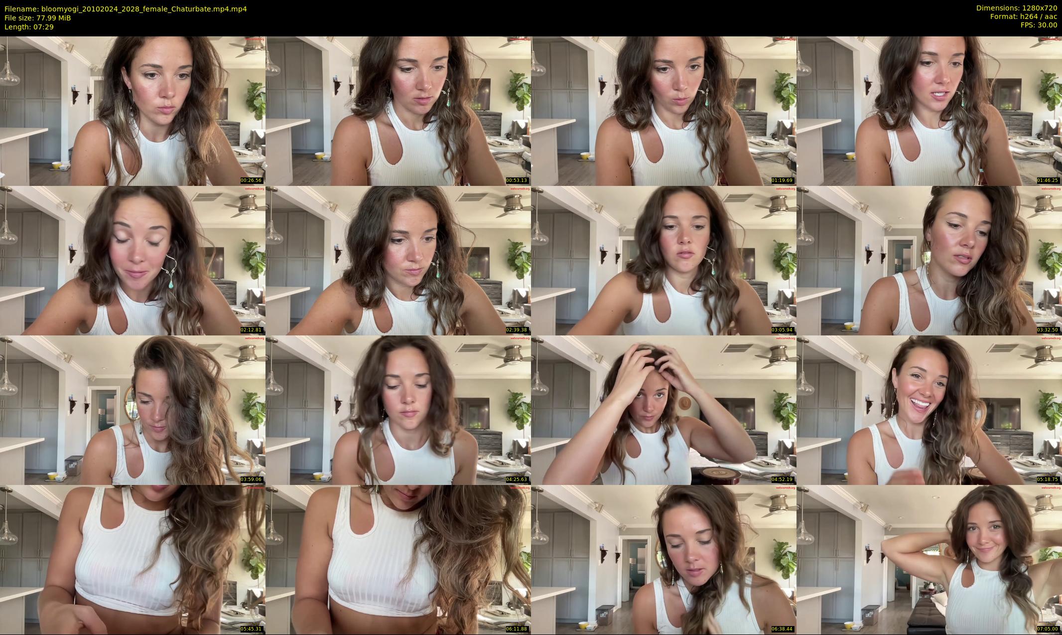 bloomyogi — 8 minute Chaturbate female cam show recording, 720p, Oct 20, 2024