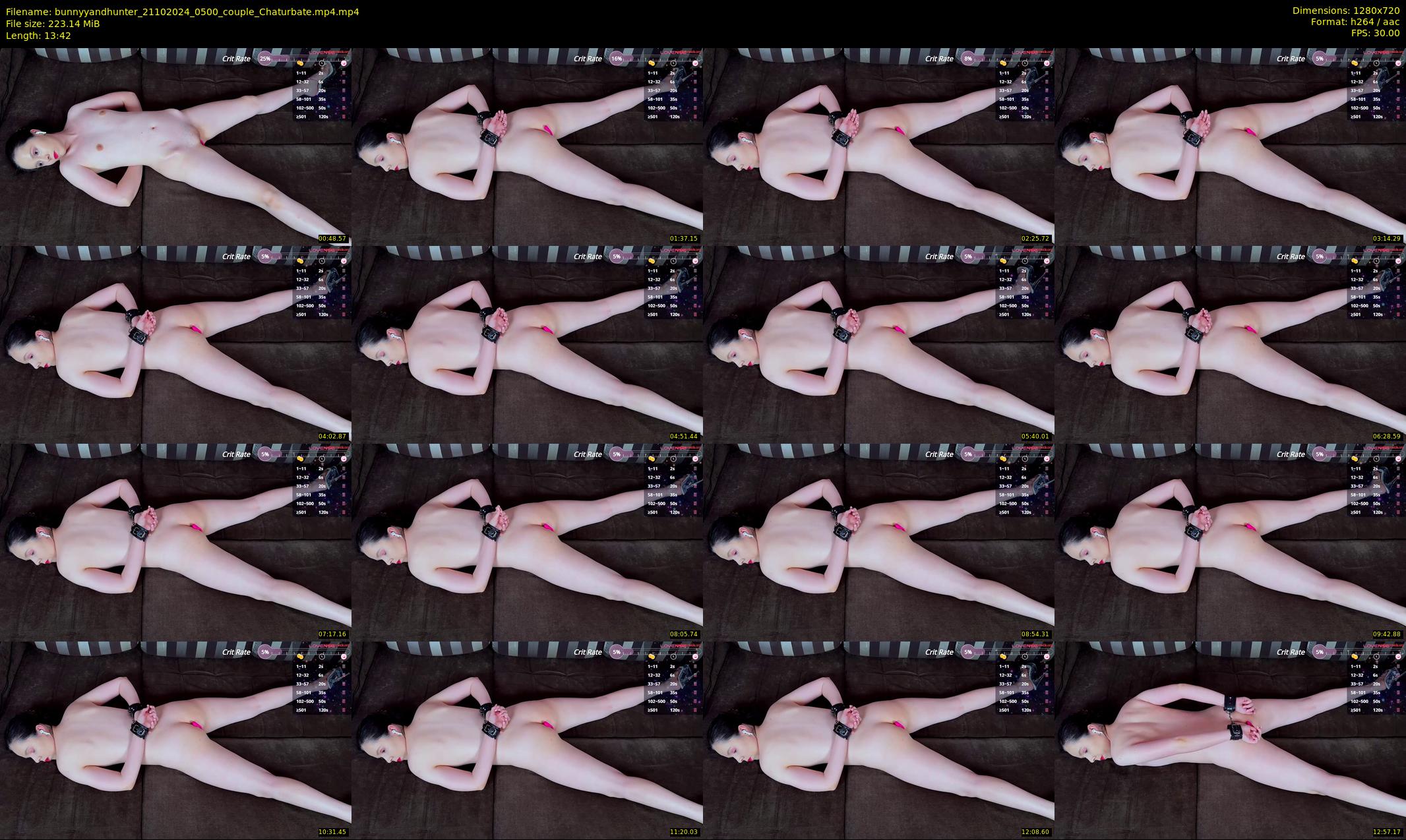 bunnyyandhunter — 14 minute Chaturbate couple cam show recording, 720p, Oct 21, 2024