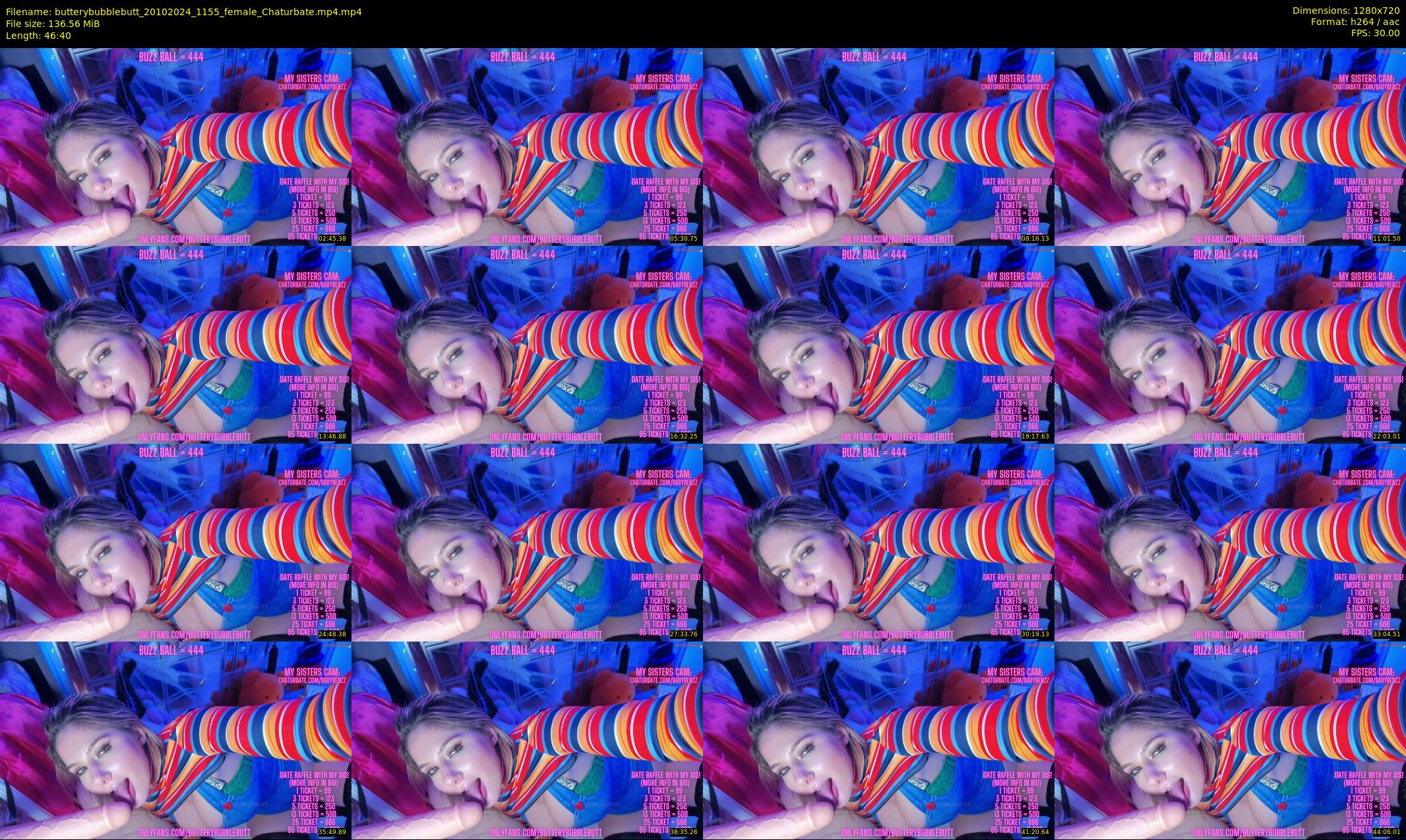 butterybubblebutt — 47 minute Chaturbate couple cam show recording, 720p, Oct 20, 2024