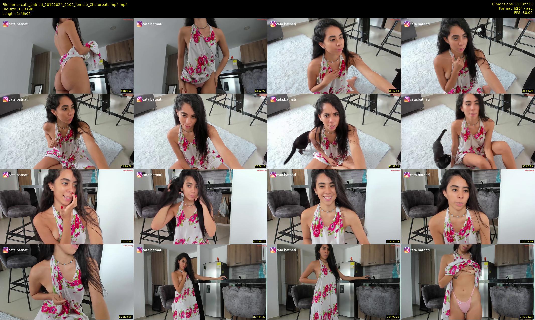 cata_batnati — 107 minute Chaturbate female cam show recording, 720p, Oct 20, 2024