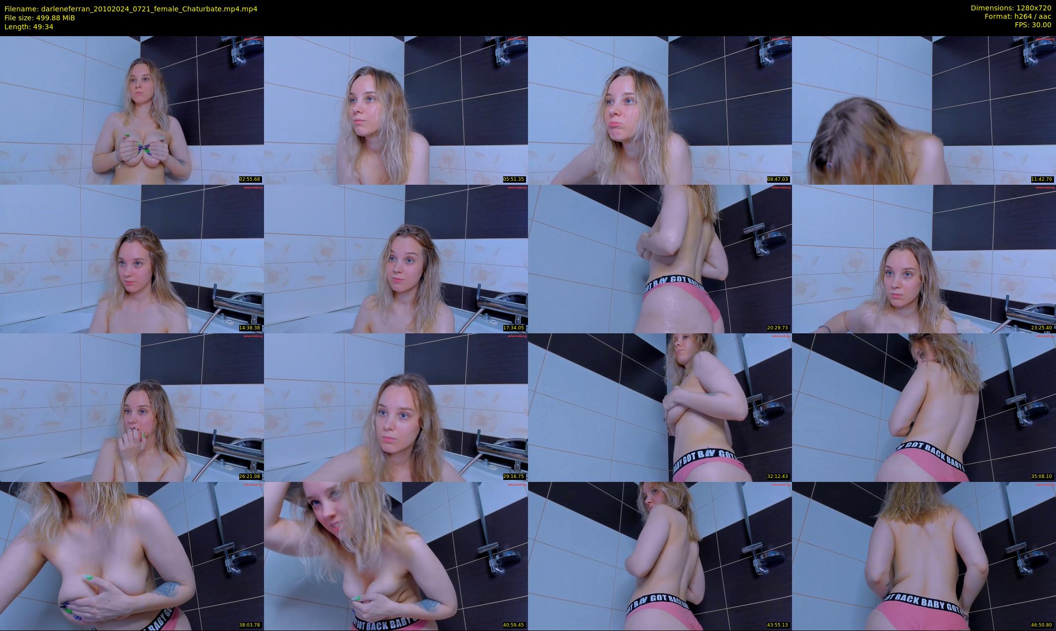 darleneferran — 50 minute Chaturbate female cam show recording, 720p, Oct 20, 2024