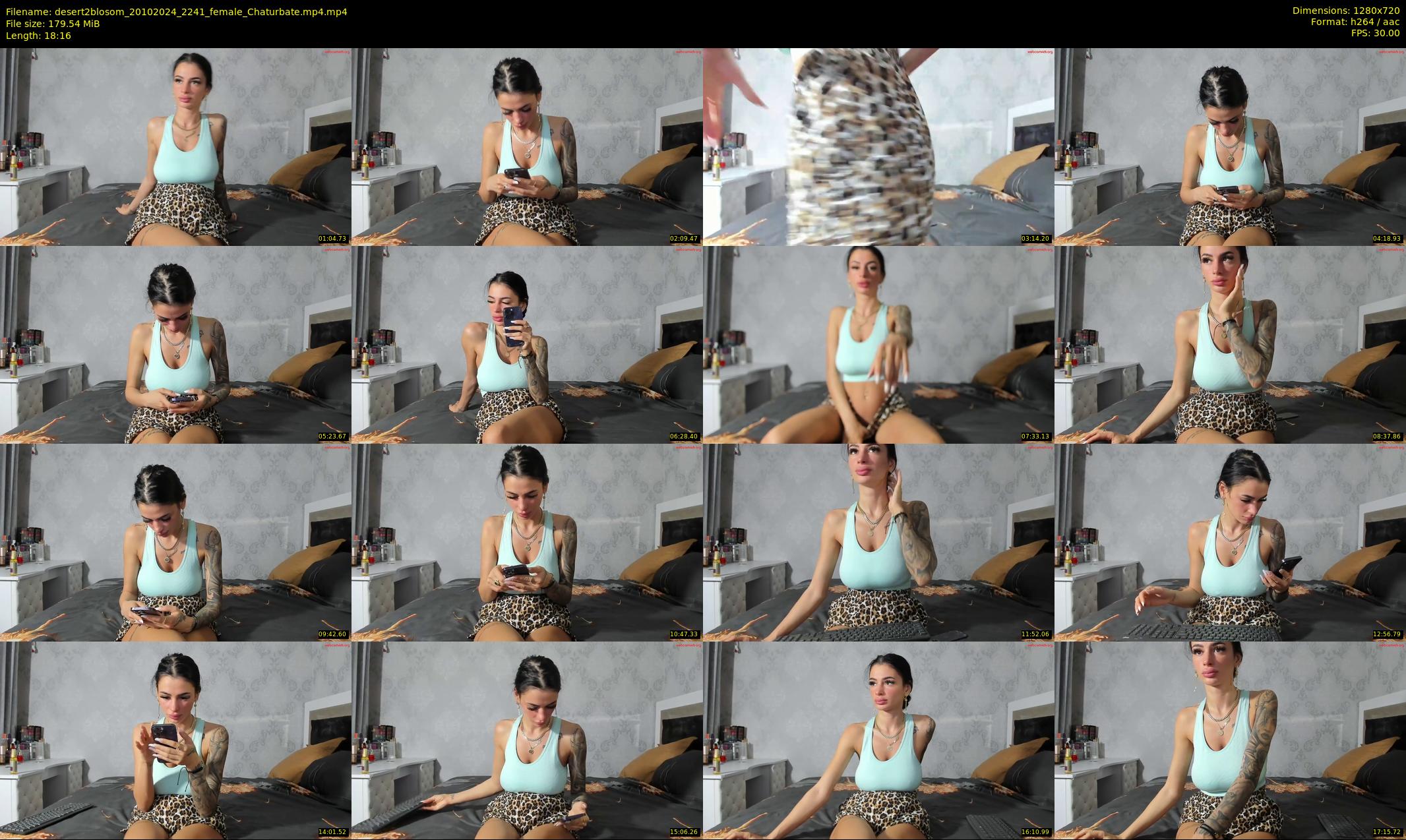 desert2blosom — 19 minute Chaturbate female cam show recording, 720p, Oct 20, 2024