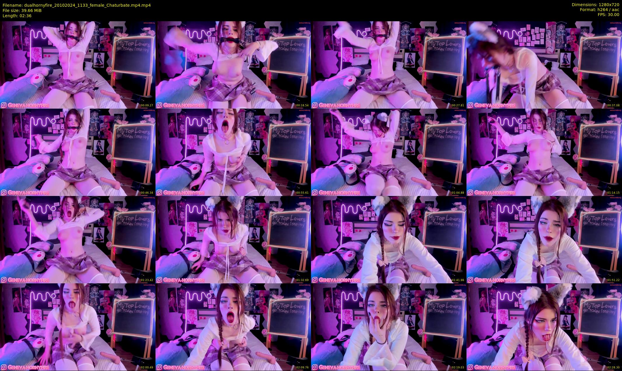 dualhornyfire — 3 minute Chaturbate couple cam show recording, 720p, Oct 20, 2024