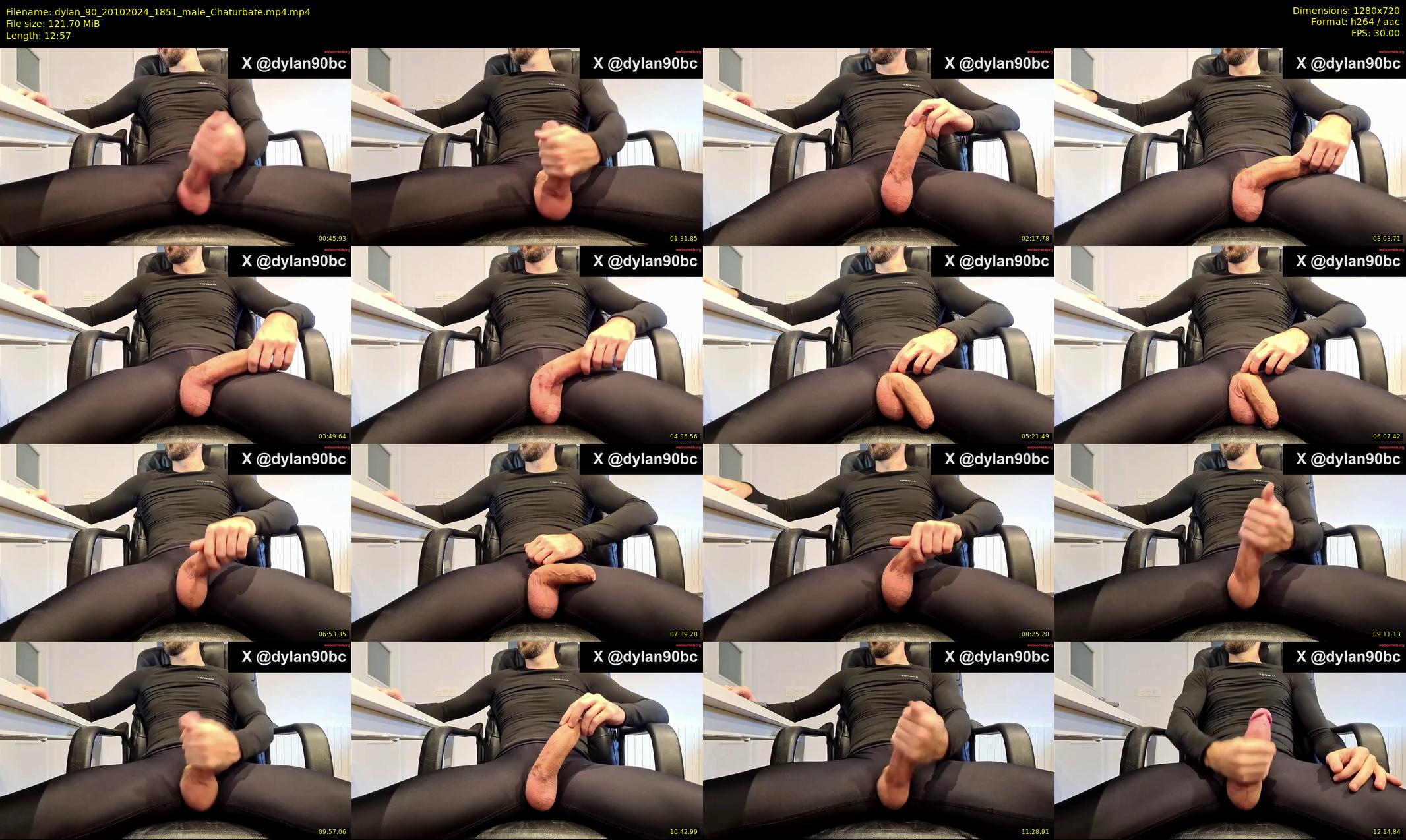 dylan_90 — 13 minute Chaturbate male cam show recording, 720p, Oct 20, 2024
