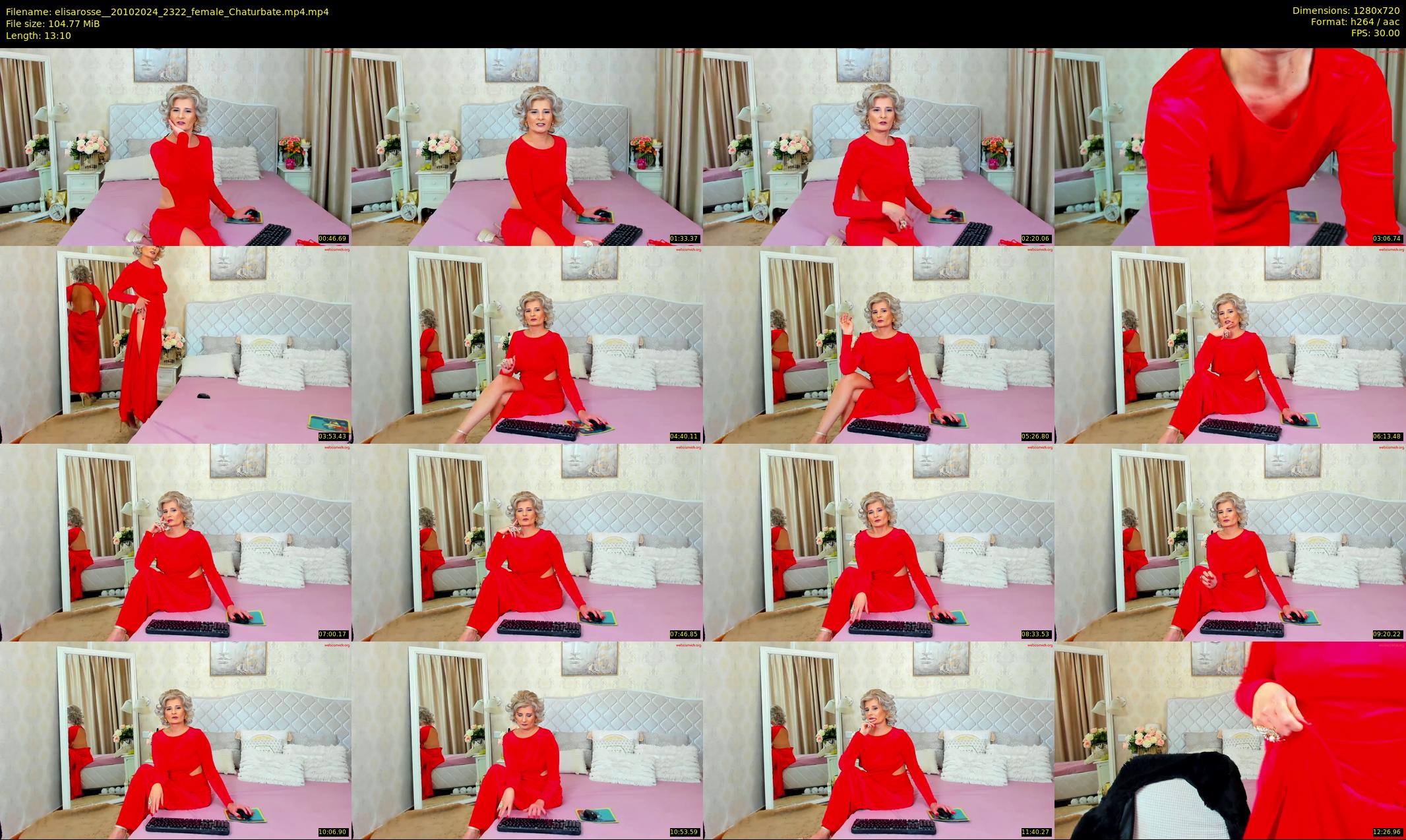 elisarosse_ — 14 minute Chaturbate female cam show recording, 720p, Oct 20, 2024