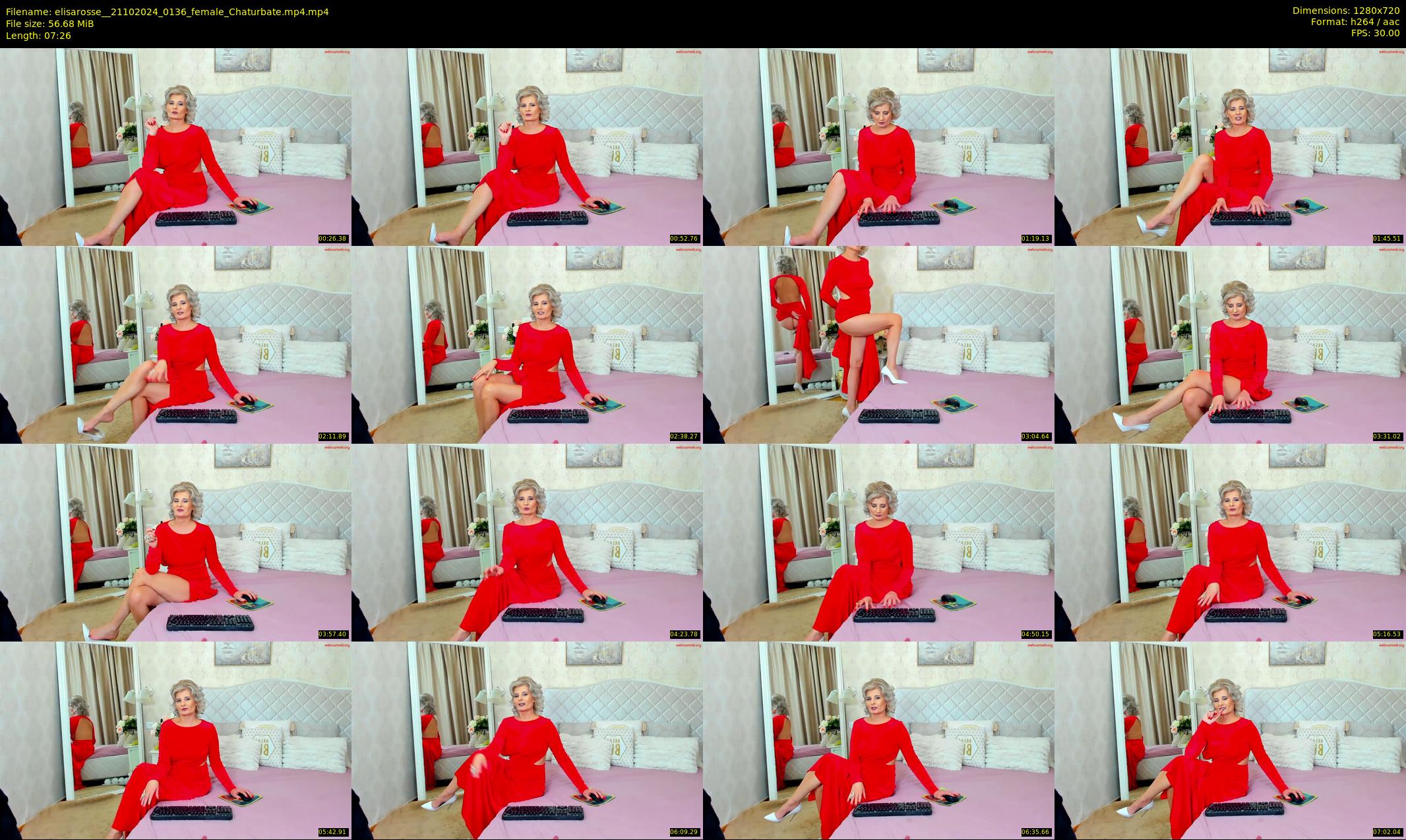 elisarosse_ — 8 minute Chaturbate female cam show recording, 720p, Oct 21, 2024