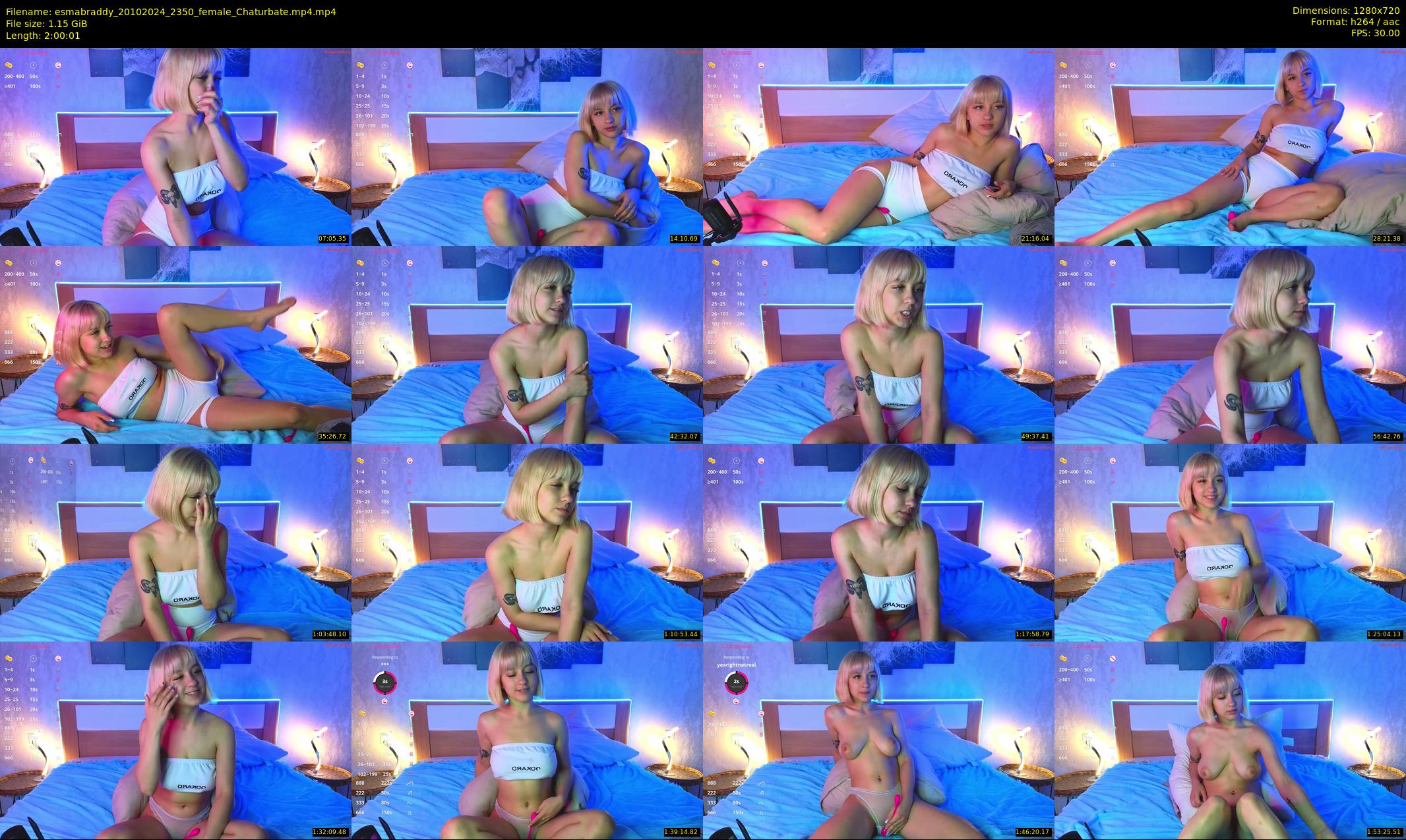 esmabraddy — 121 minute Chaturbate female cam show recording, 720p, Oct 20, 2024