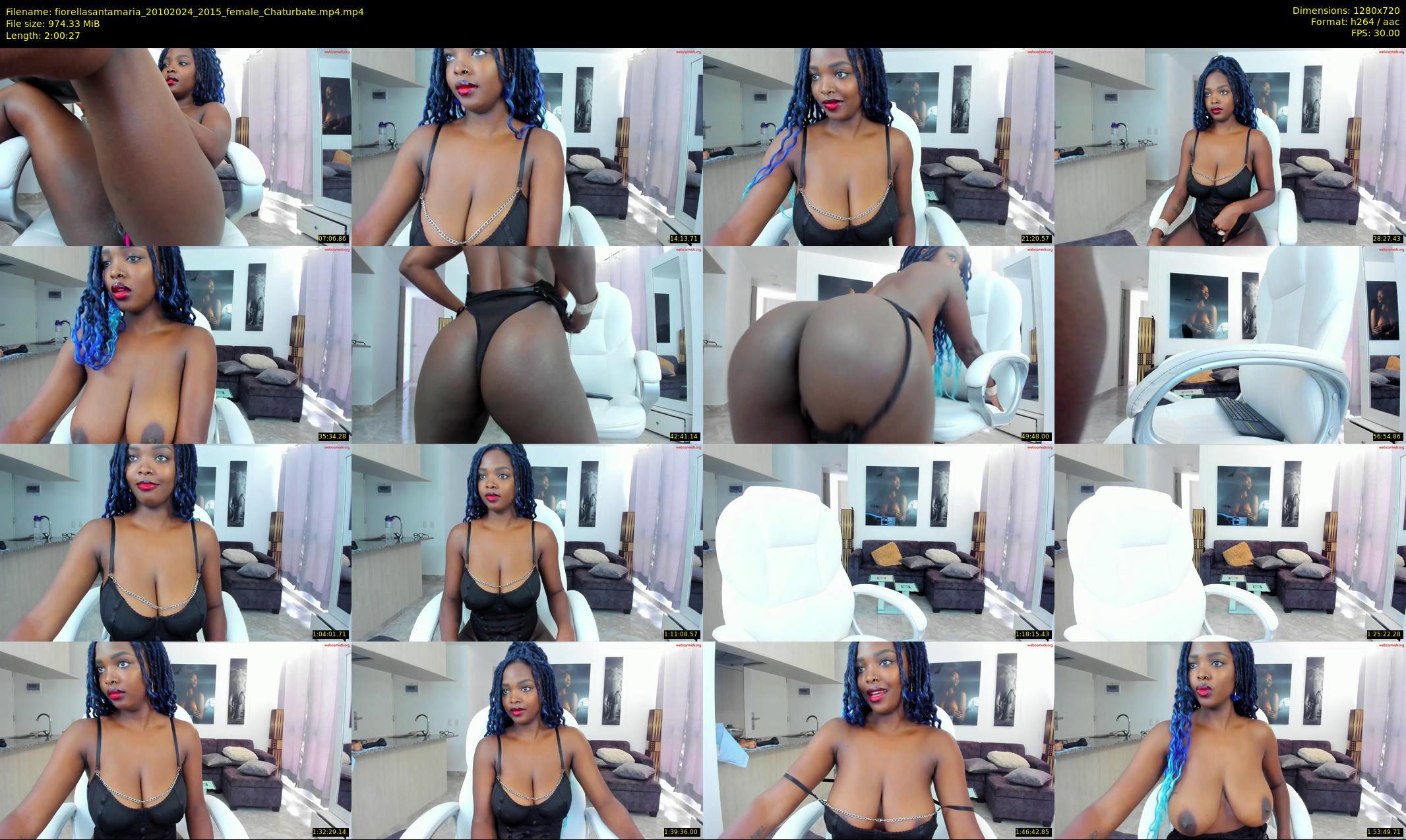 fiorellasantamaria — 121 minute Chaturbate female cam show recording, 720p, Oct 20, 2024