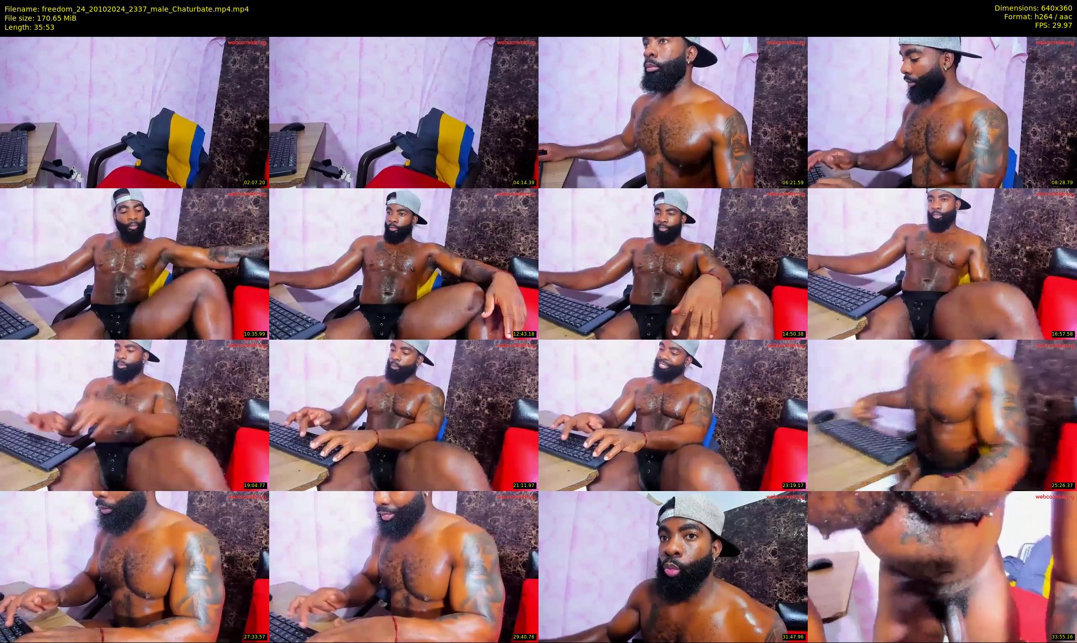 freedom_24 — 36 minute Chaturbate male cam show recording, 360p, Oct 20, 2024