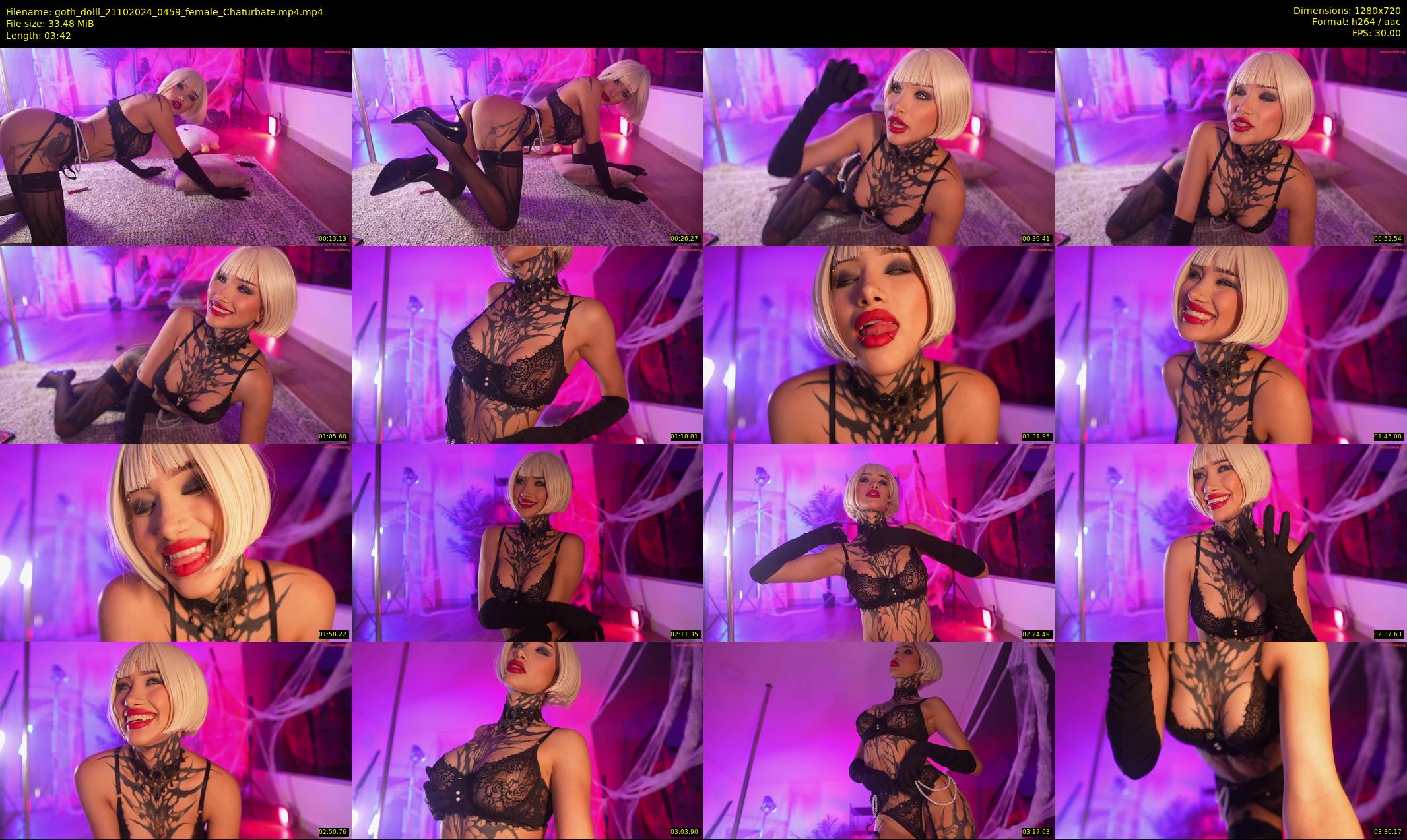 goth_dolll — 4 minute Chaturbate female cam show recording, 720p, Oct 21, 2024