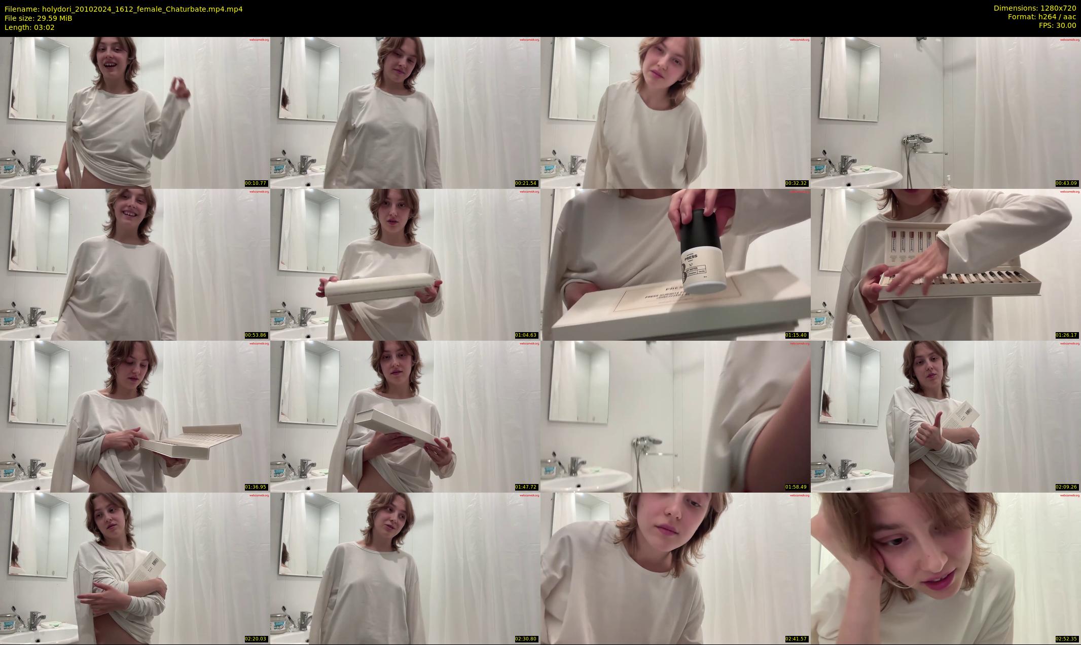 holydori — 4 minute Chaturbate female cam show recording, 720p, Oct 20, 2024
