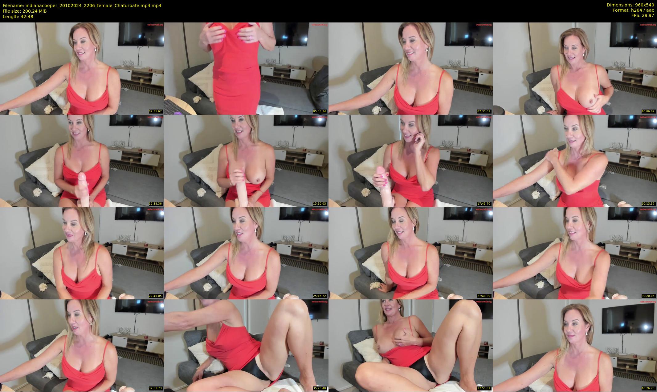 indianacooper — 43 minute Chaturbate female cam show recording, 480p, Oct 20, 2024