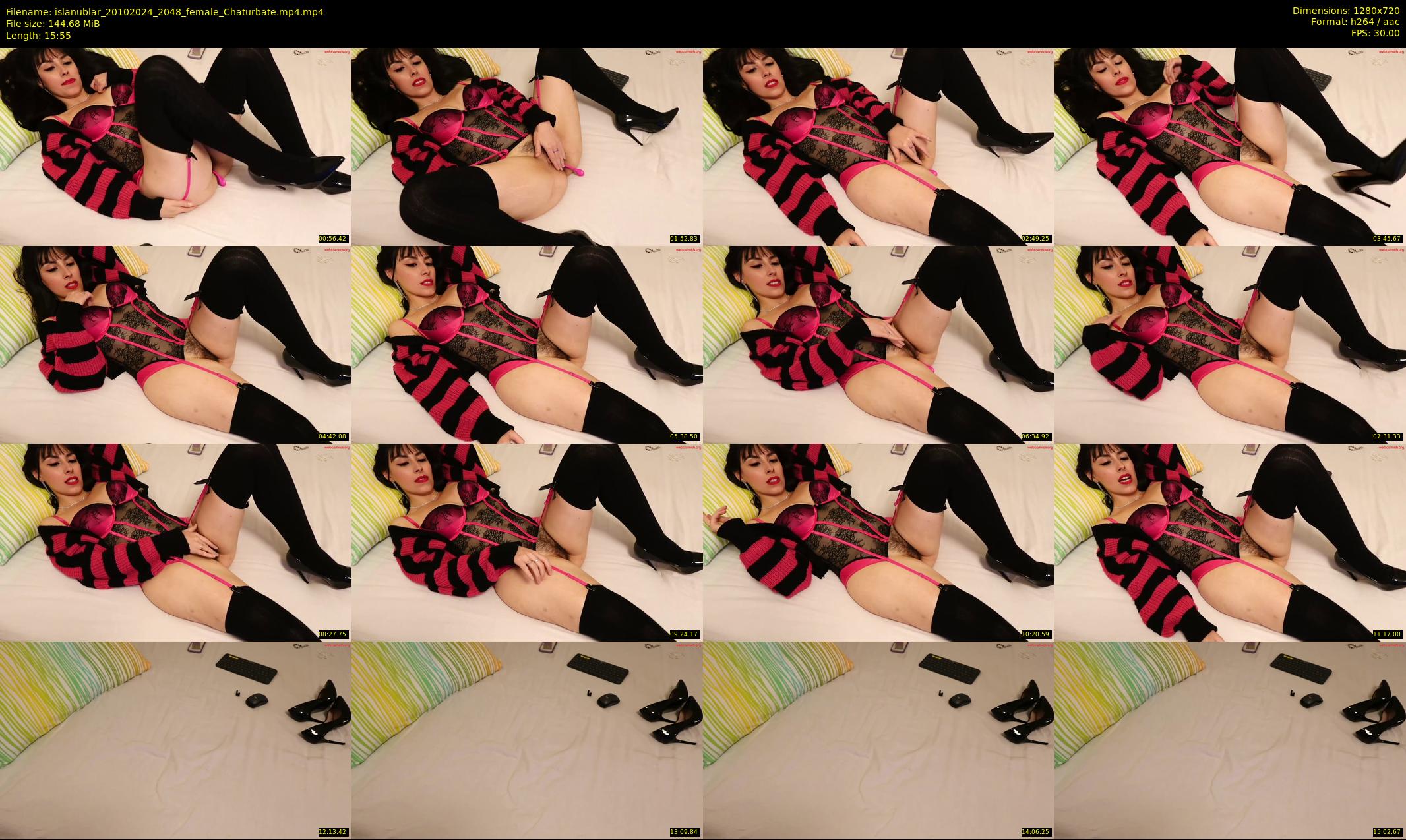 islanublar — 16 minute Chaturbate female cam show recording, 720p, Oct 20, 2024