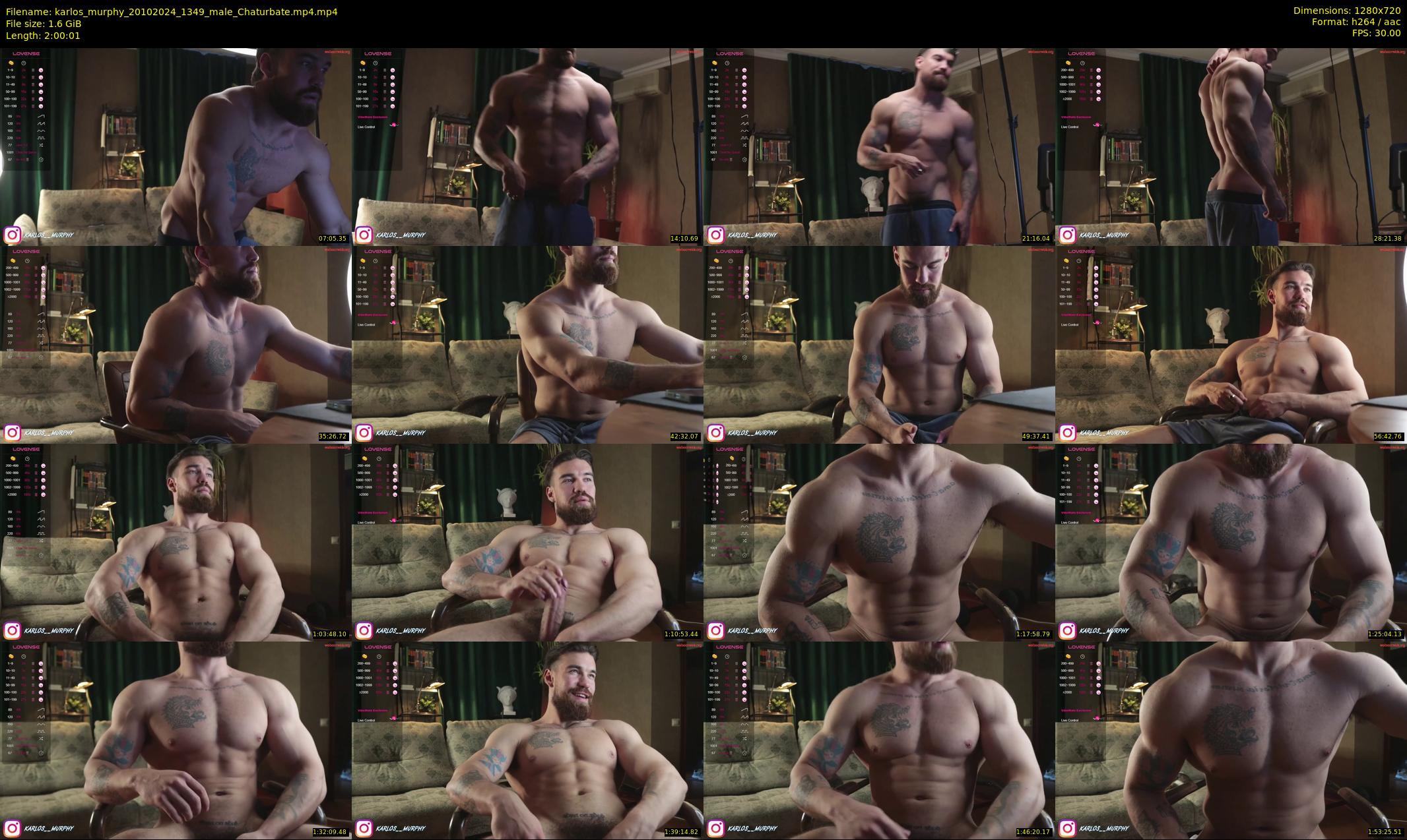karlos_murphy — 121 minute Chaturbate male cam show recording, 720p, Oct 20, 2024
