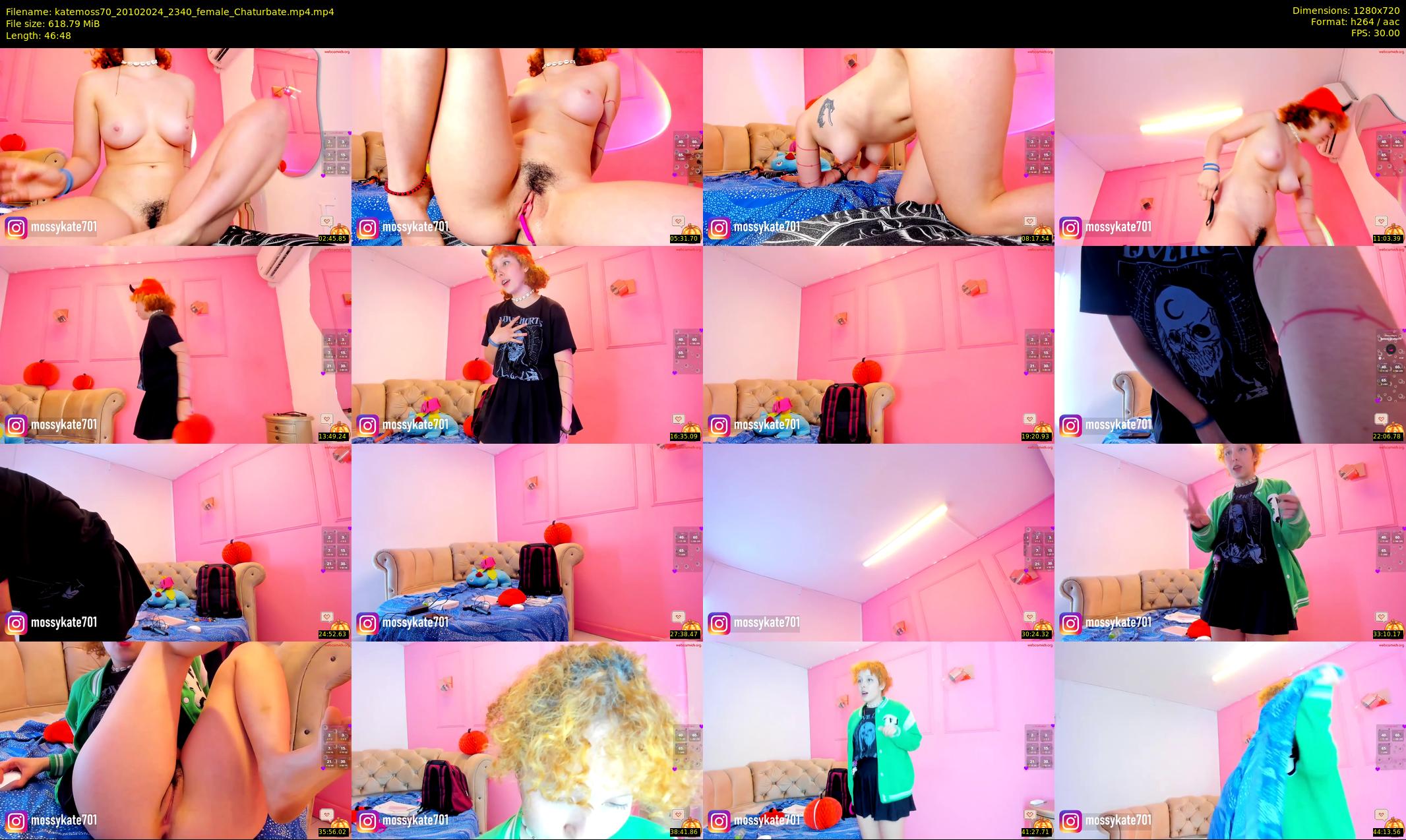 katemoss70 — 47 minute Chaturbate female cam show recording, 720p, Oct 20, 2024