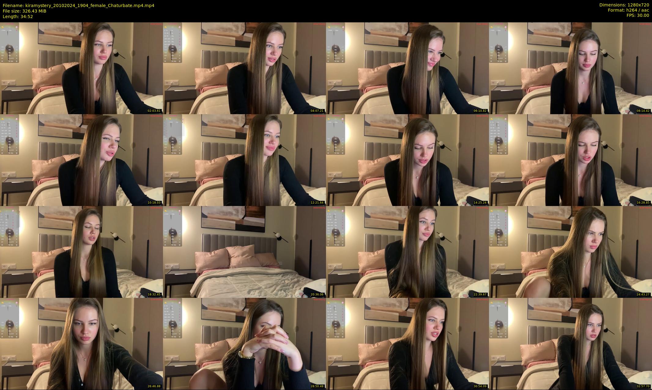 kiramystery — 35 minute Chaturbate female cam show recording, 720p, Oct 20, 2024