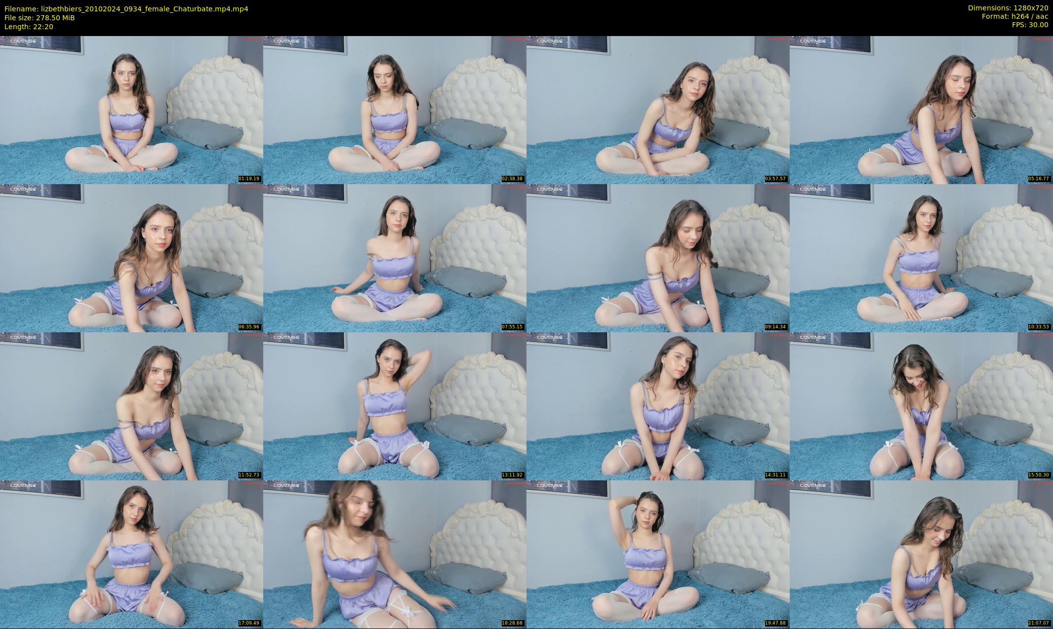 lizbethbiers — 23 minute Chaturbate female cam show recording, 720p, Oct 20, 2024