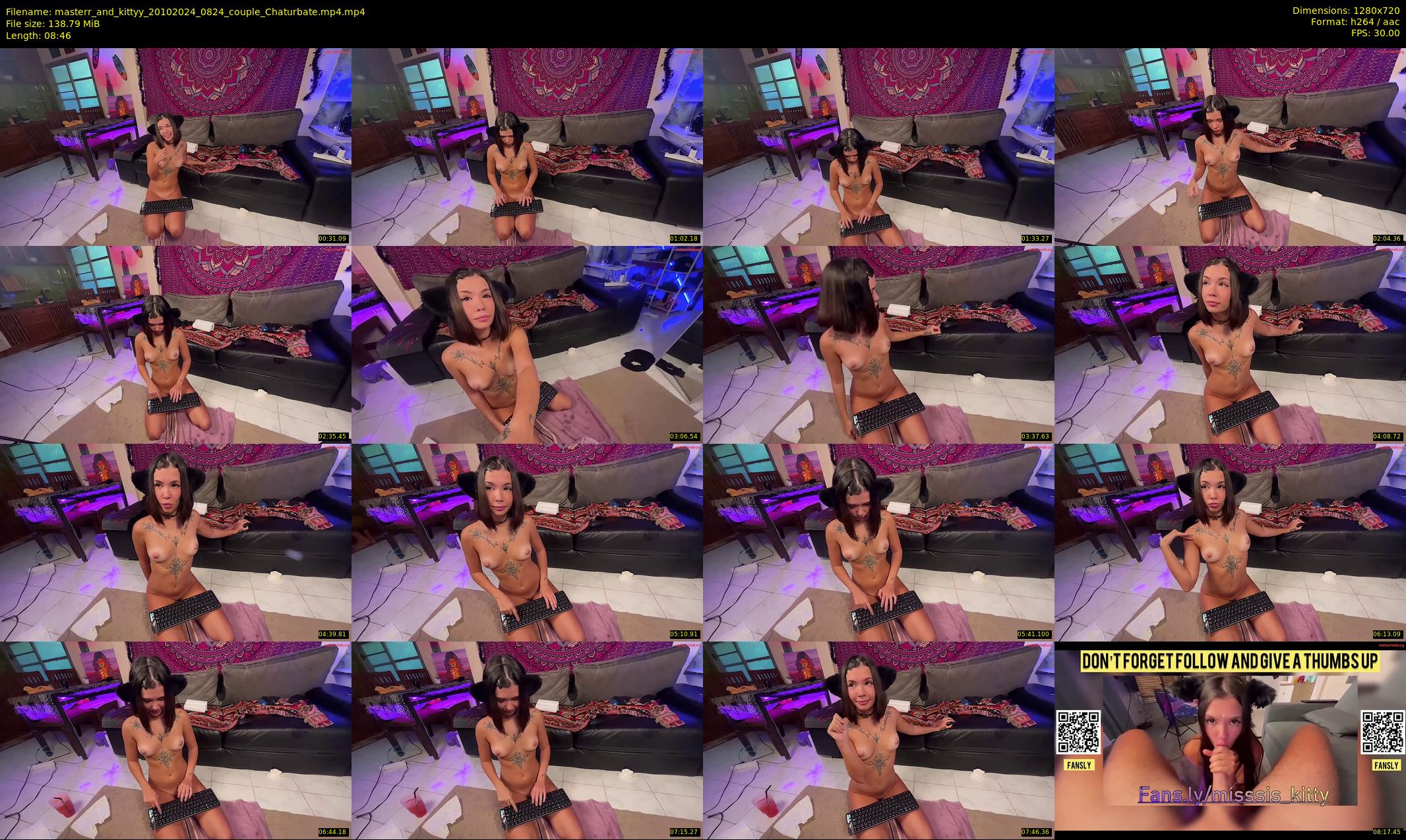 masterr_and_kittyy — 9 minute Chaturbate couple cam show recording, 720p, Oct 20, 2024