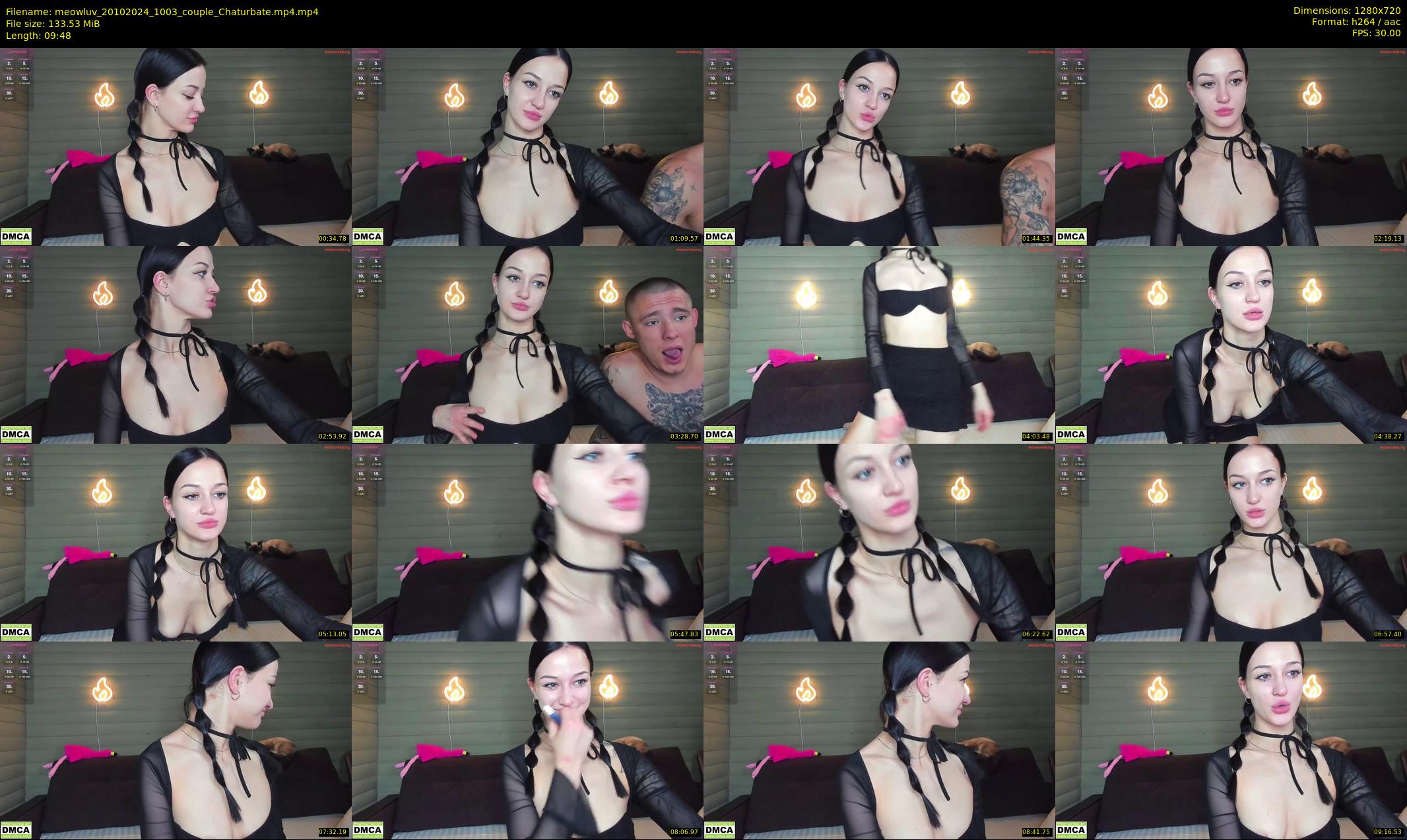 meowluv — 10 minute Chaturbate couple cam show recording, 720p, Oct 20, 2024